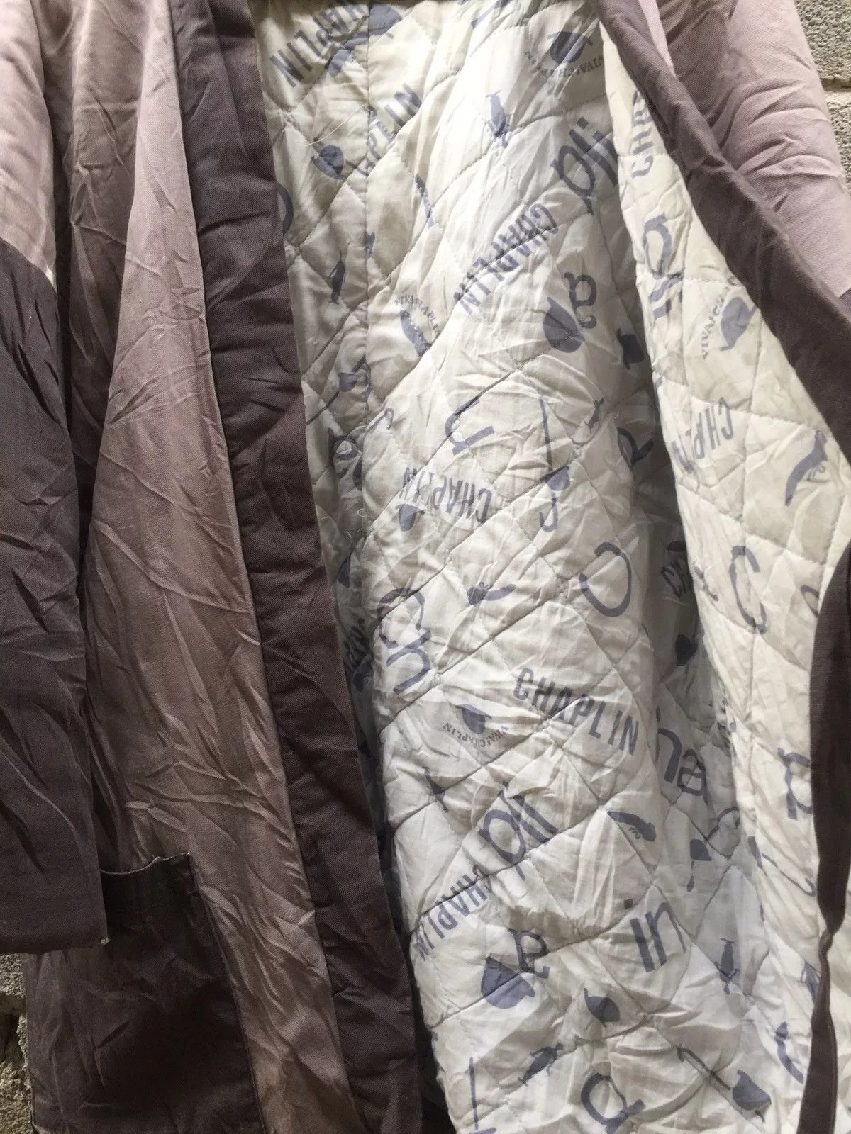 Japanese Brand Light Jackets Japanese Brand ❗️Rare❗️OVP Charlie Chaplin Vintage Kimono Brown
