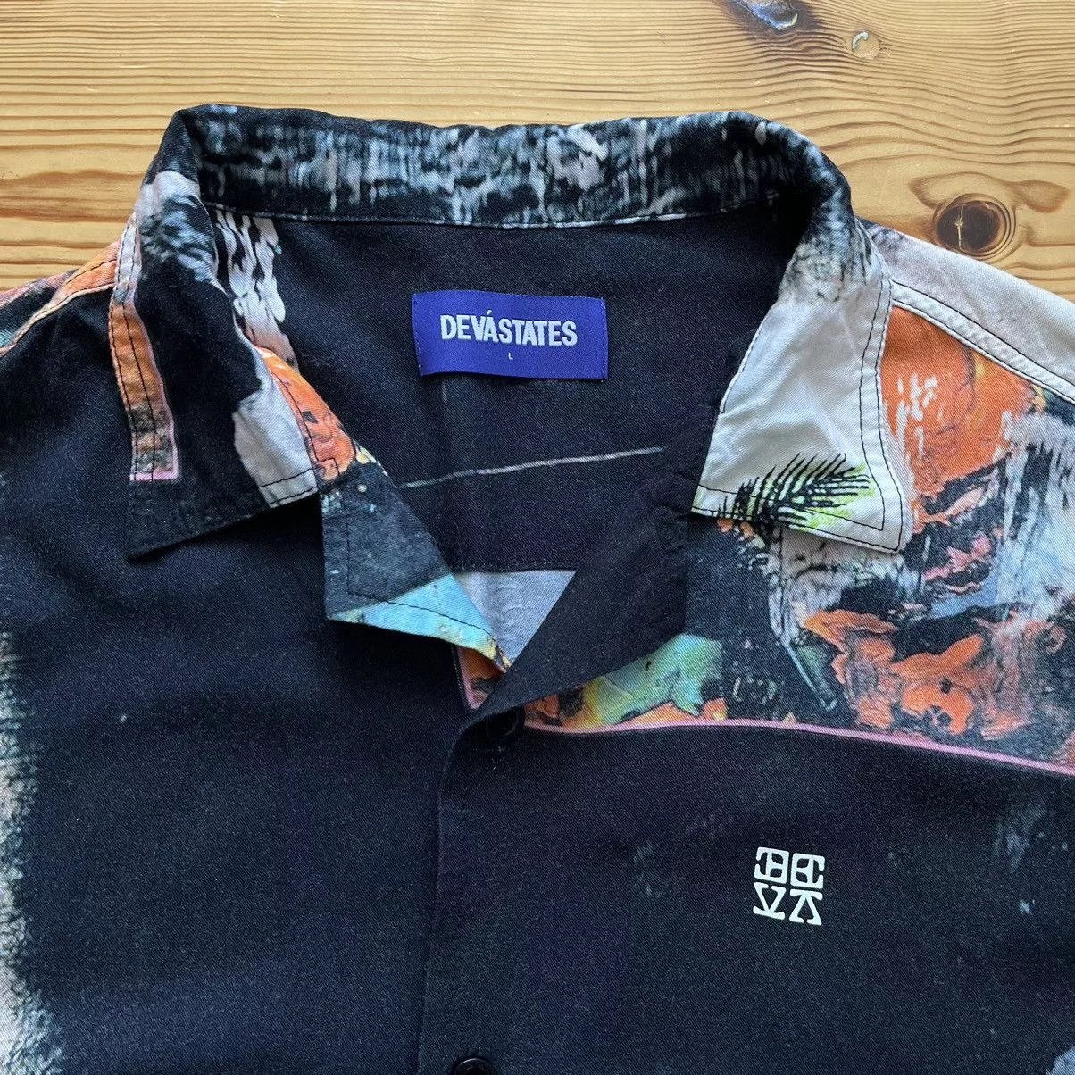DEVA STATES Shirts Button Ups DEVA STATES Multicolor Printed Shirt SS23