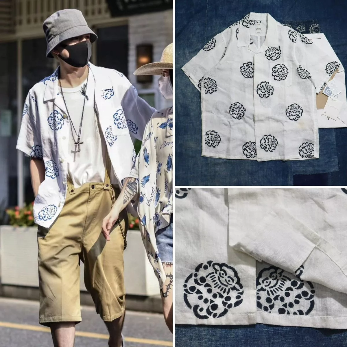 Visvim Shirts Button Ups Visvim 21ss Free Edge Shirt Little Cloud White
