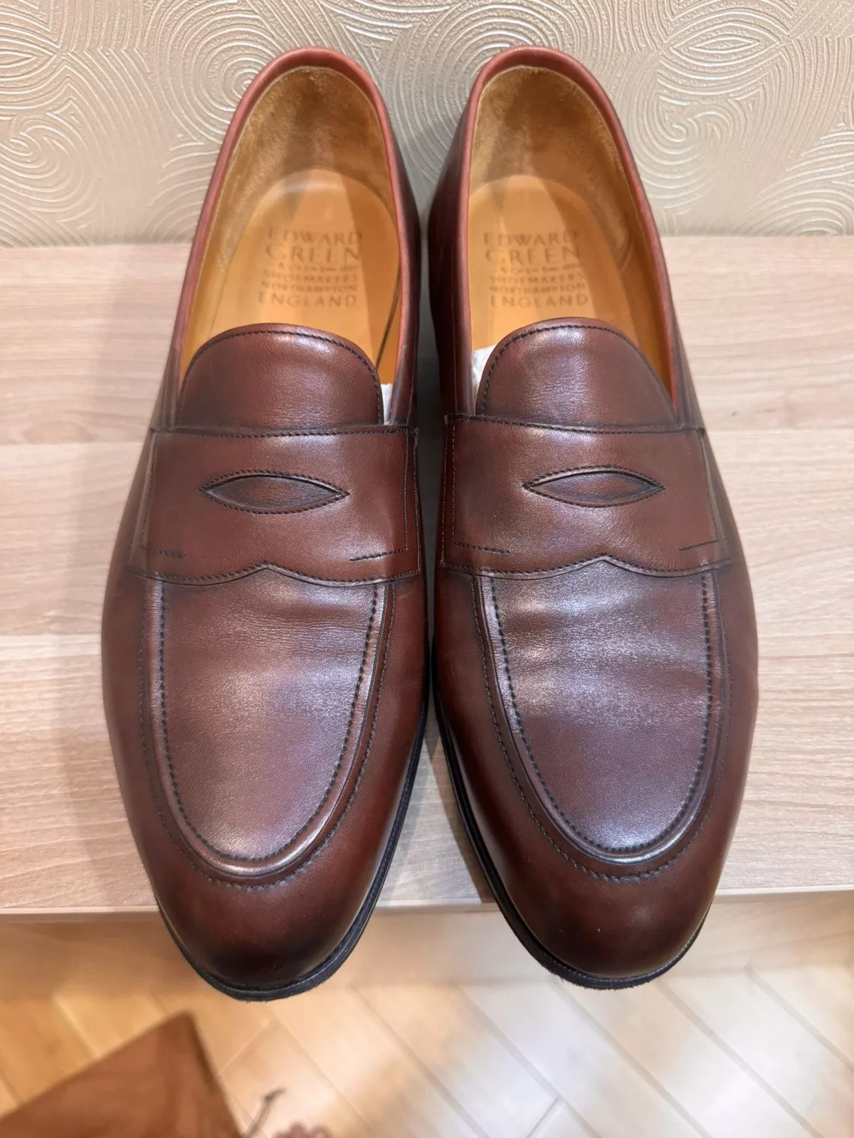 Edward Green formal shoes Red