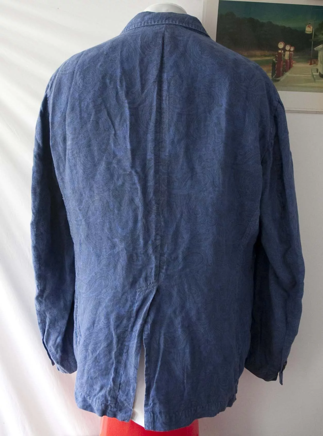 Etro Light Jackets Etro Jacket Paisley Size 2XL Surgeon Cuff Blue