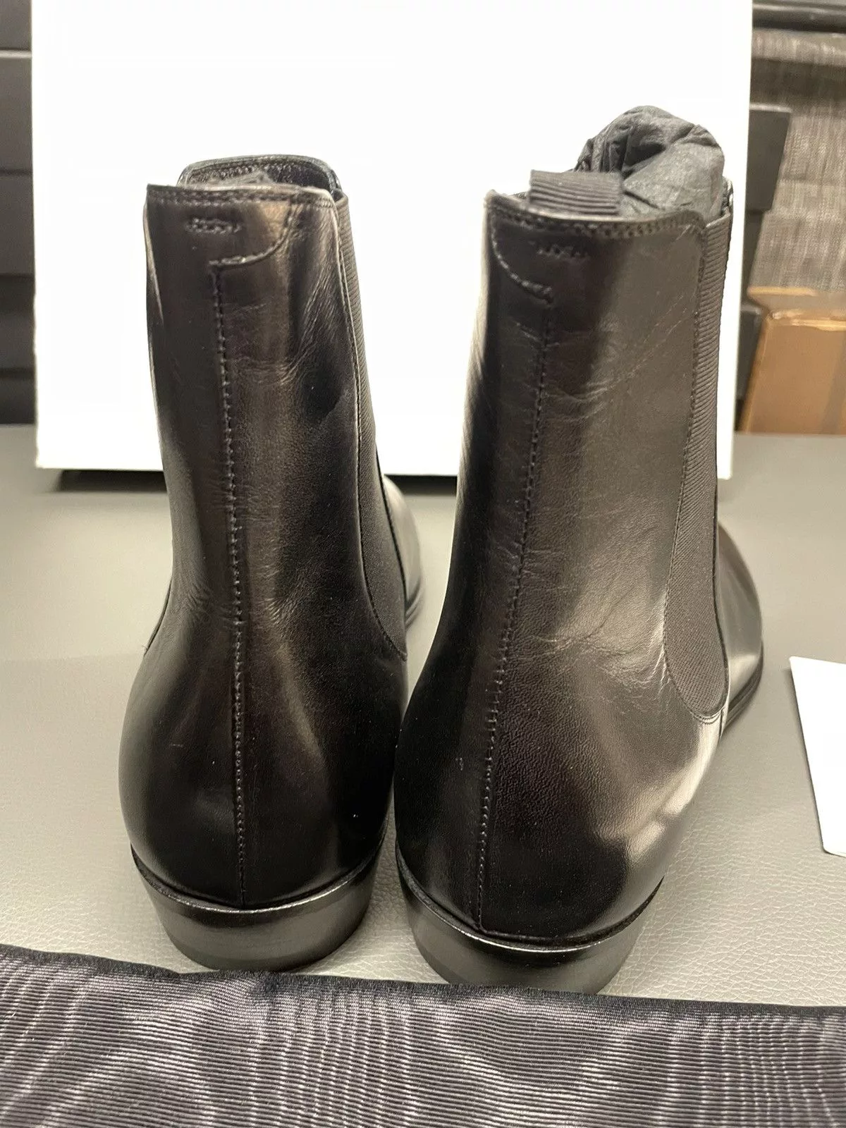 Celine Boots Celine × Hedi Slimane Super Runway Brand NEW Hedi Chelsea Boots Limited Edition Black