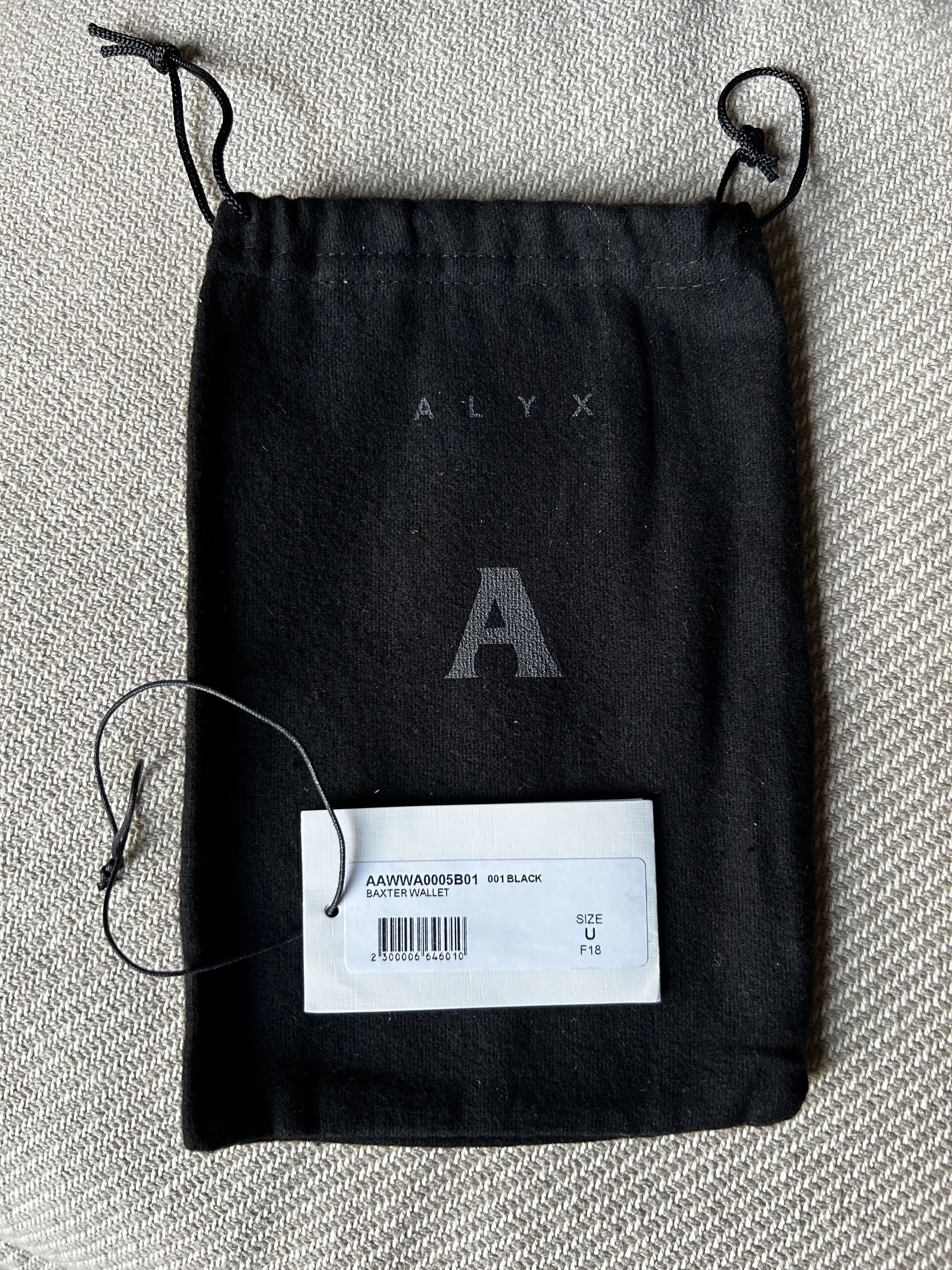 1017 ALYX 9SM Wallets 1017 ALYX 9SM BAXTER WALLET Black