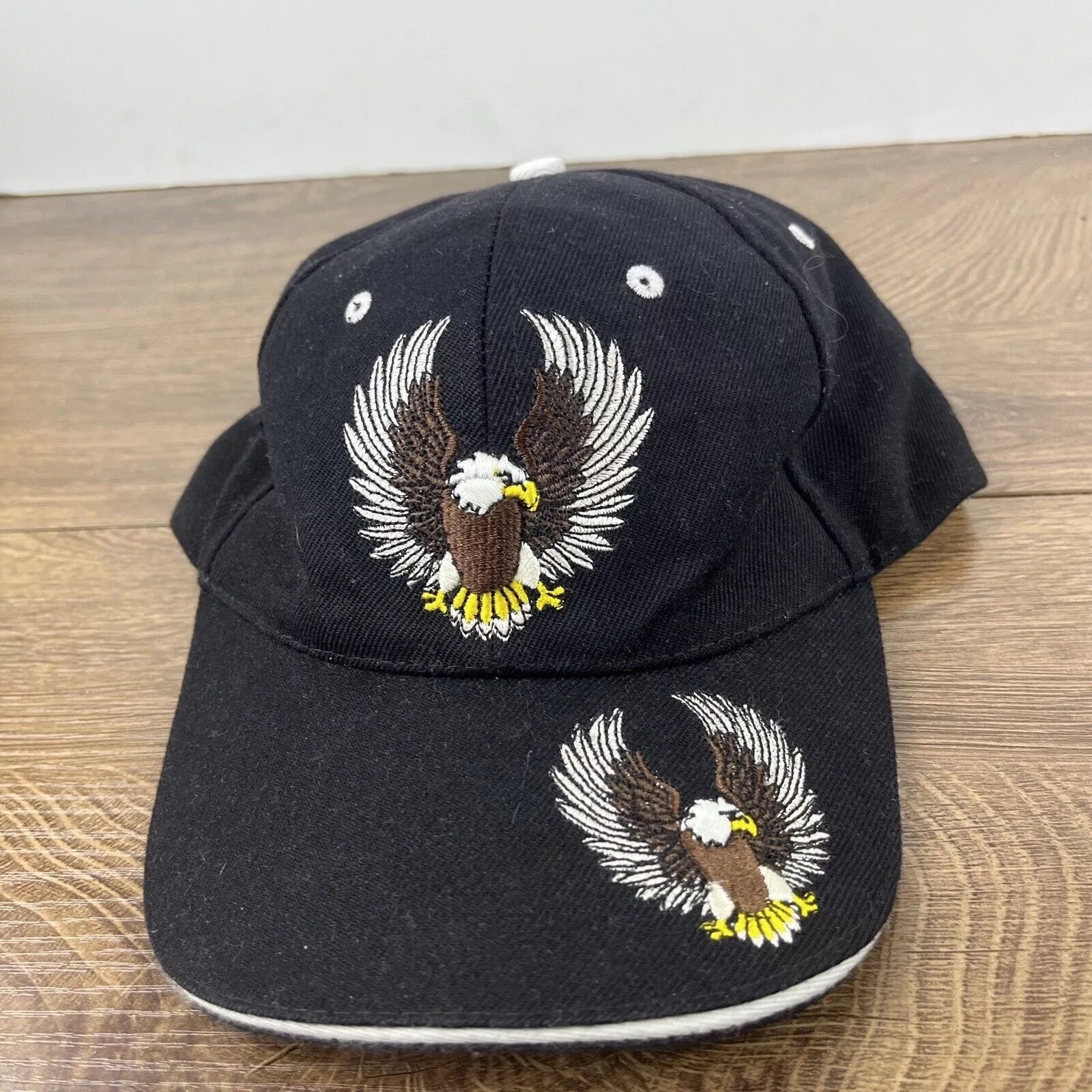 Other Hats Other Bald Eagle Hat America Bald Eagle Black Hat Adjustable Adult