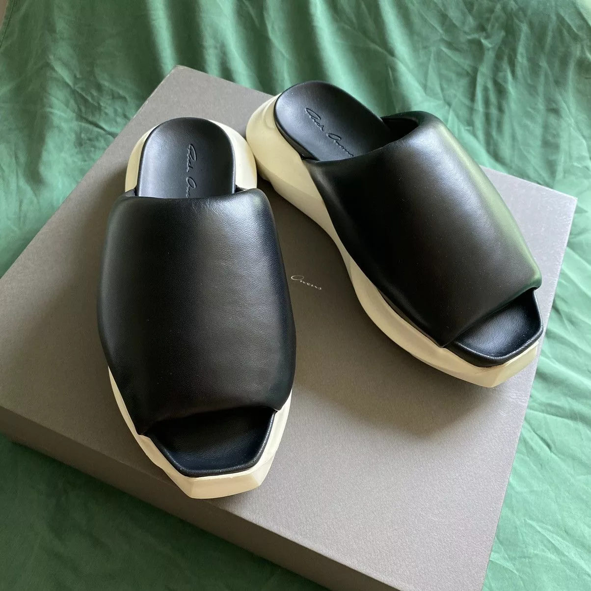Rick Owens Sandals Rick Owens Puffer Slider Black