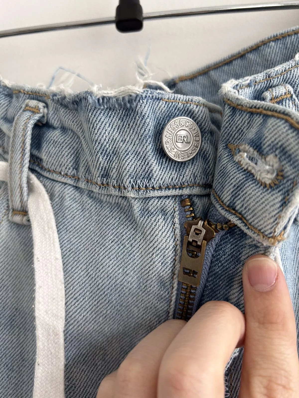 ERL Denim ERL Baggy distressed skate denim Blue