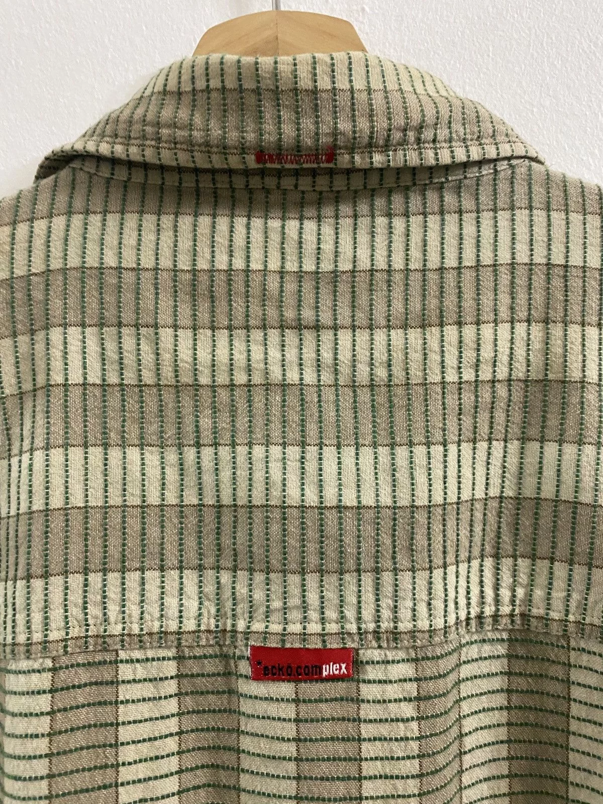 Ecko Unltd. Shirts Button Ups Ecko Unltd. Ecko.Complex Streewear Multi Pocket Shirt Brown Vintage