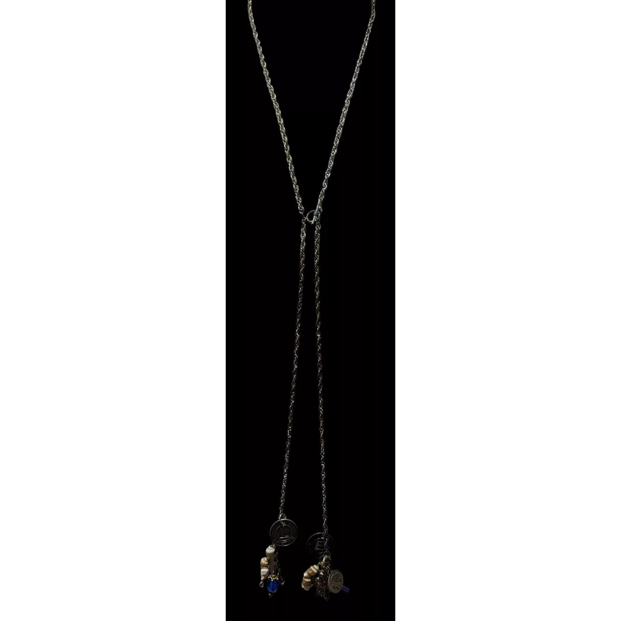 Other Necklaces Other Chain Tassel Charm Necklace Gold