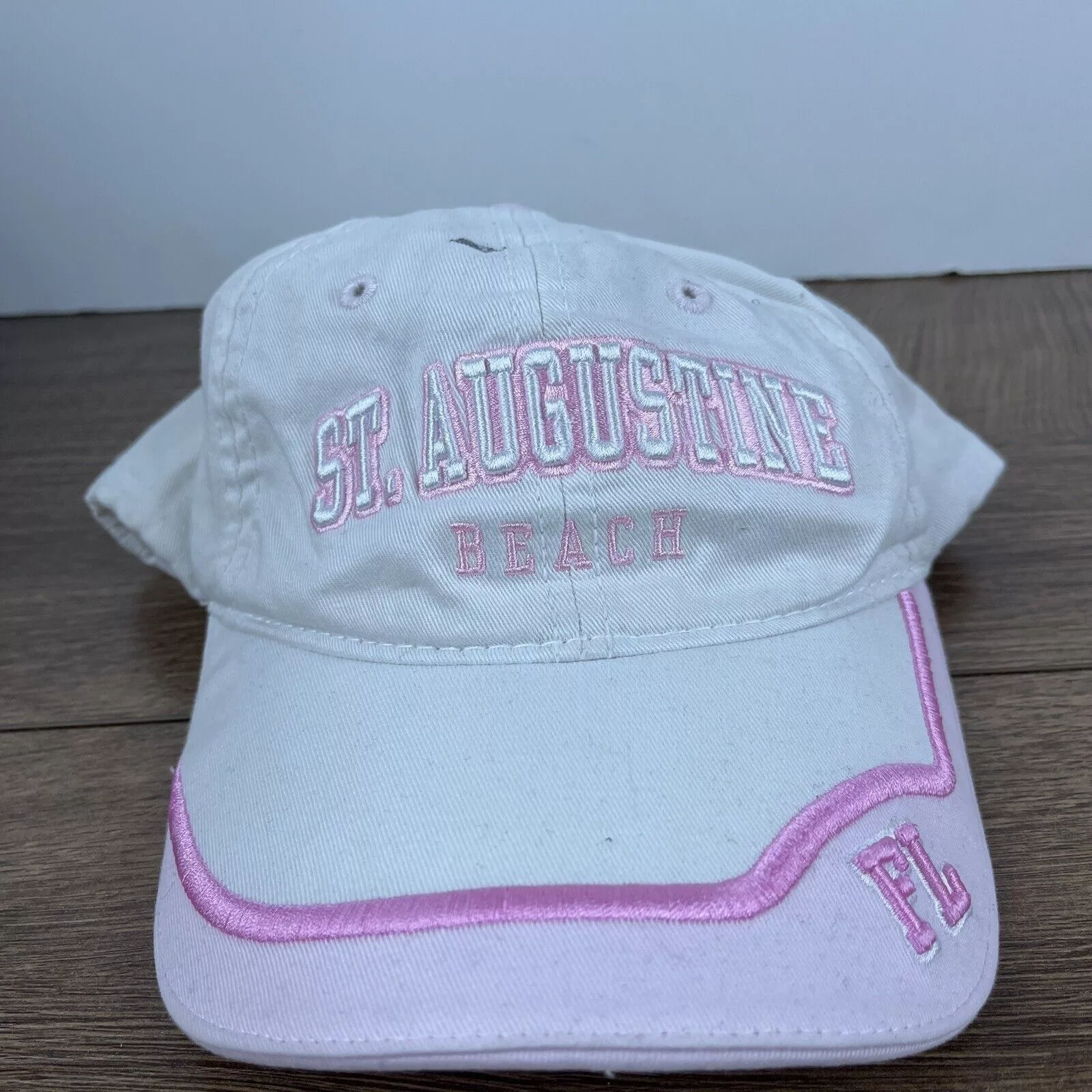 Other Hats Other St. Augustine Florida Hat St Augustine White Hat Adjustable