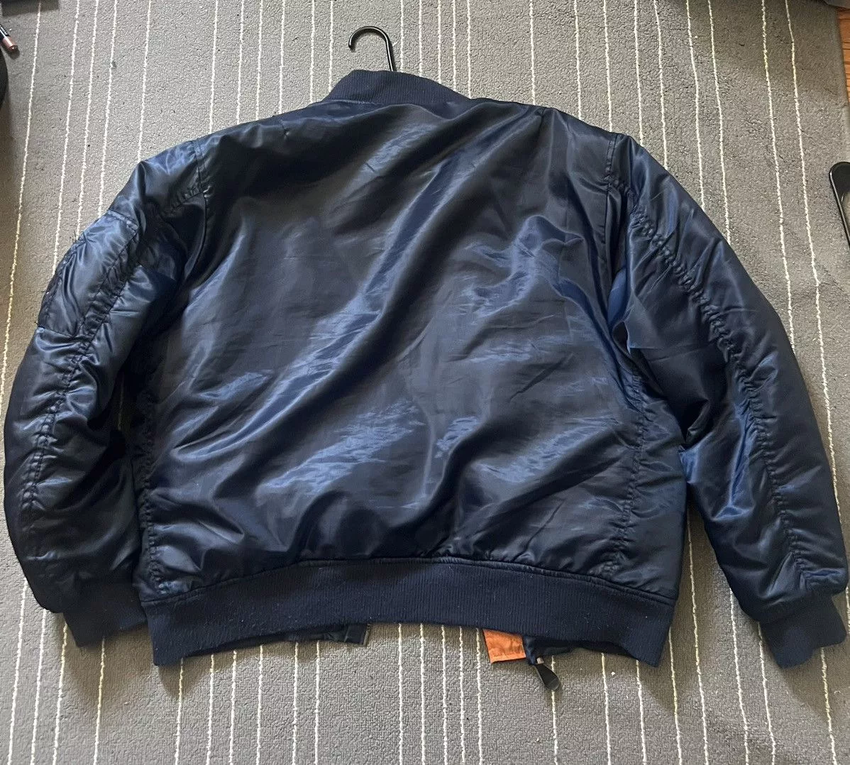 Vintage Bombers Vintage Ma-1 bomber jacket Blue
