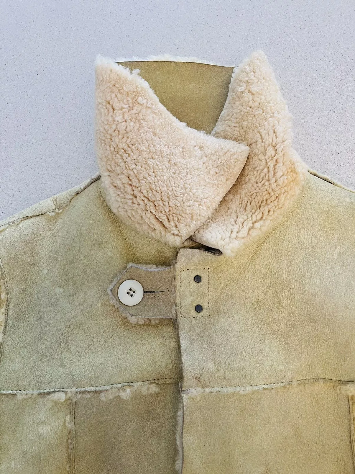 Diesel Leather Jackets Diesel light yellow leather jacket