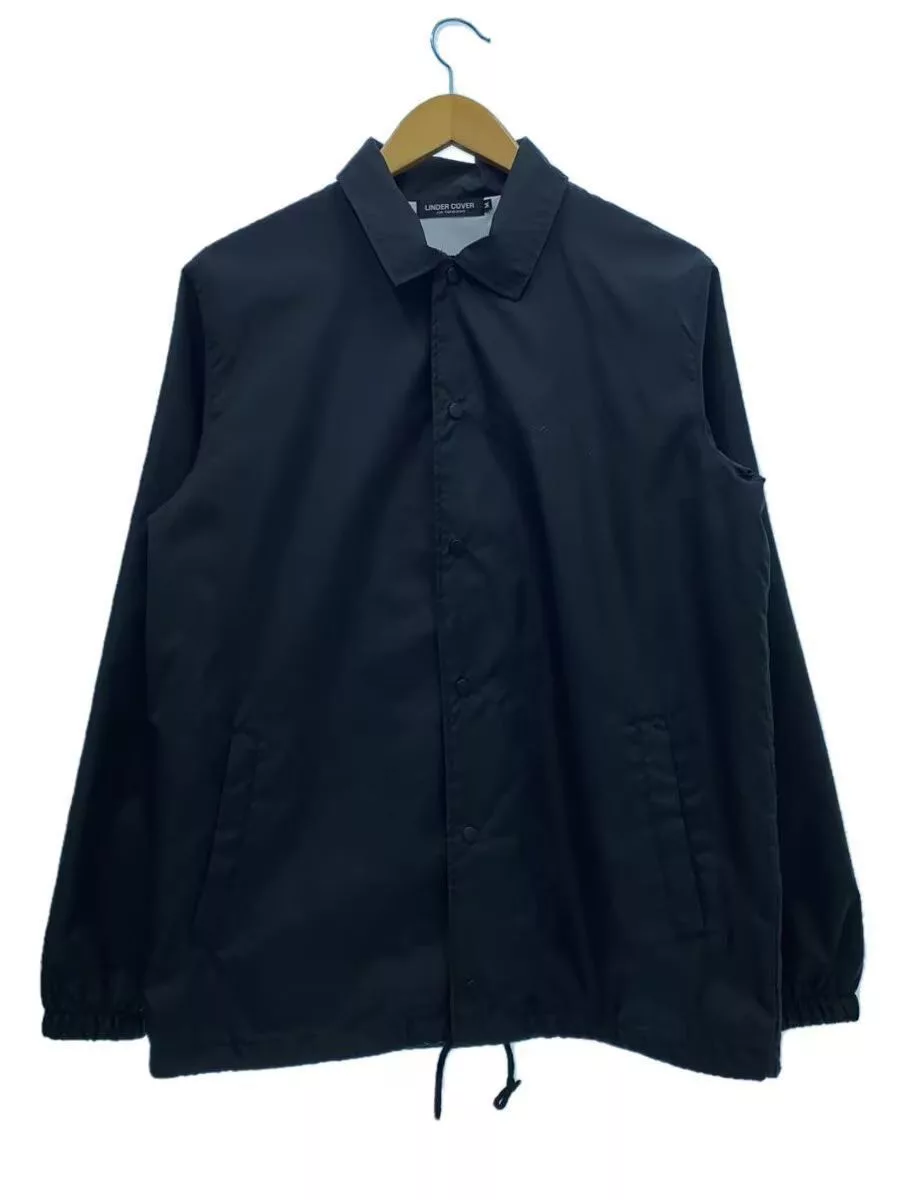 Undercover Light Jackets Undercover Tonal U Logo Nylon Coach Jacket Black