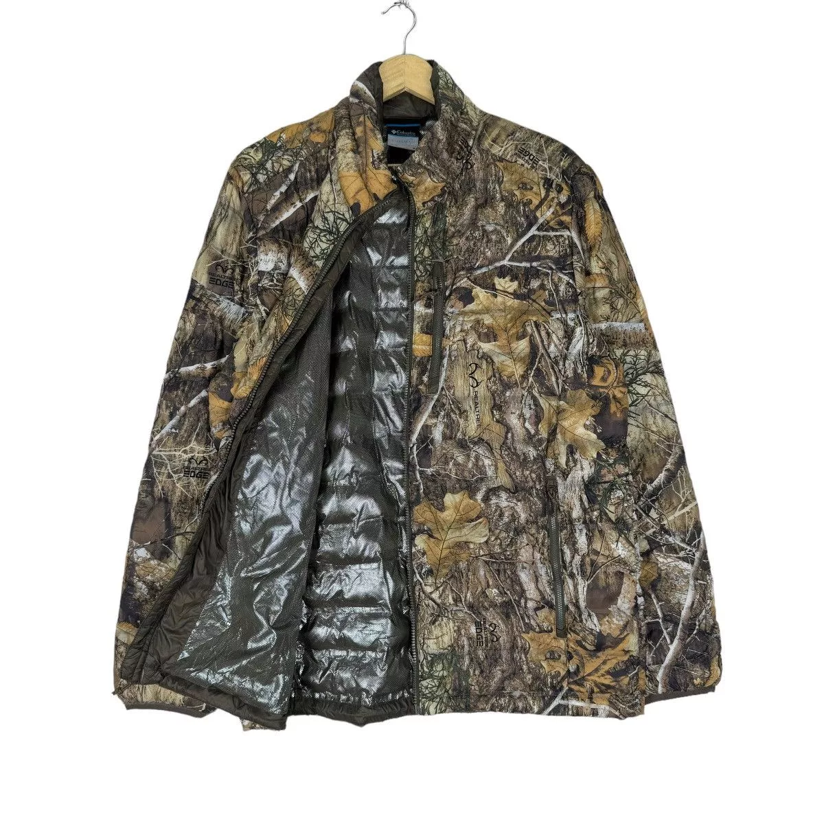 Columbia Light Jackets Columbia × Realtree ⚡️COLUMBIA PERFORMER HUNTING GEAR LIGHT PUFFER JACKET Brown