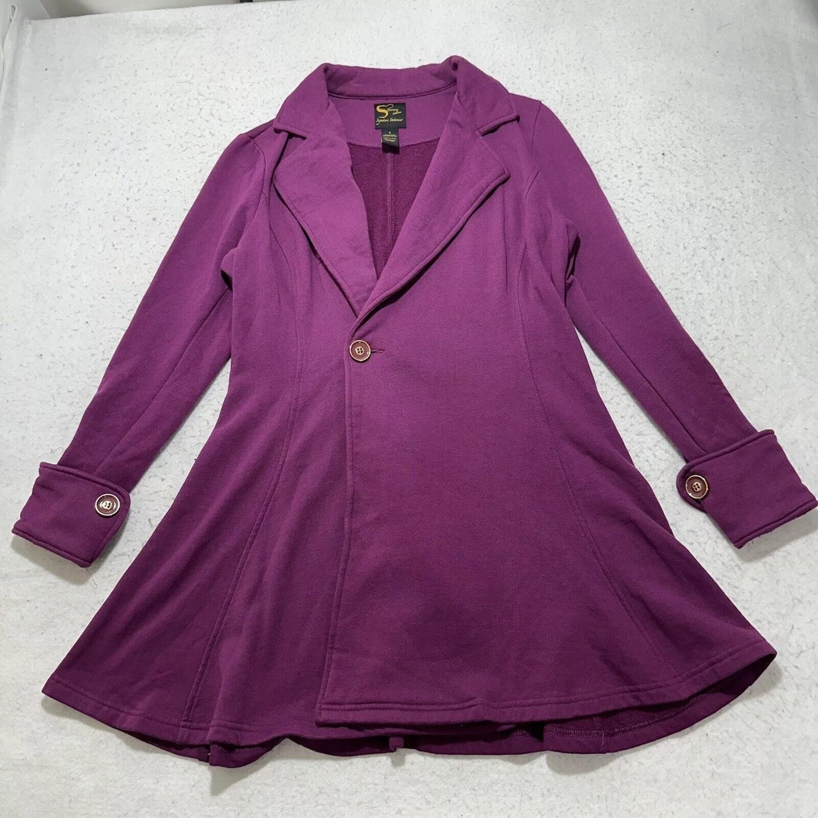 Other Jackets Other Serena Williams Small Sweatshirt Jacket Coatigan Purple