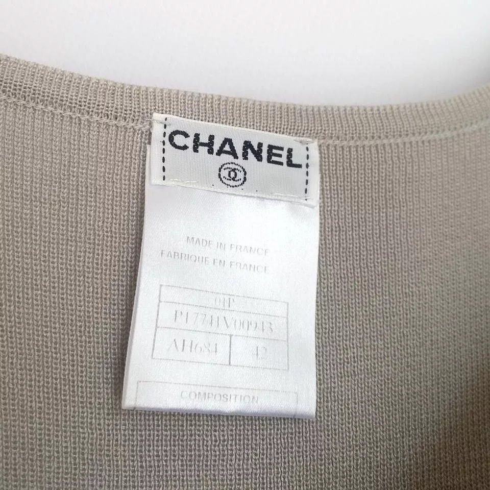 Chanel Tank Tops chanel spring/summer 2001 top Gray