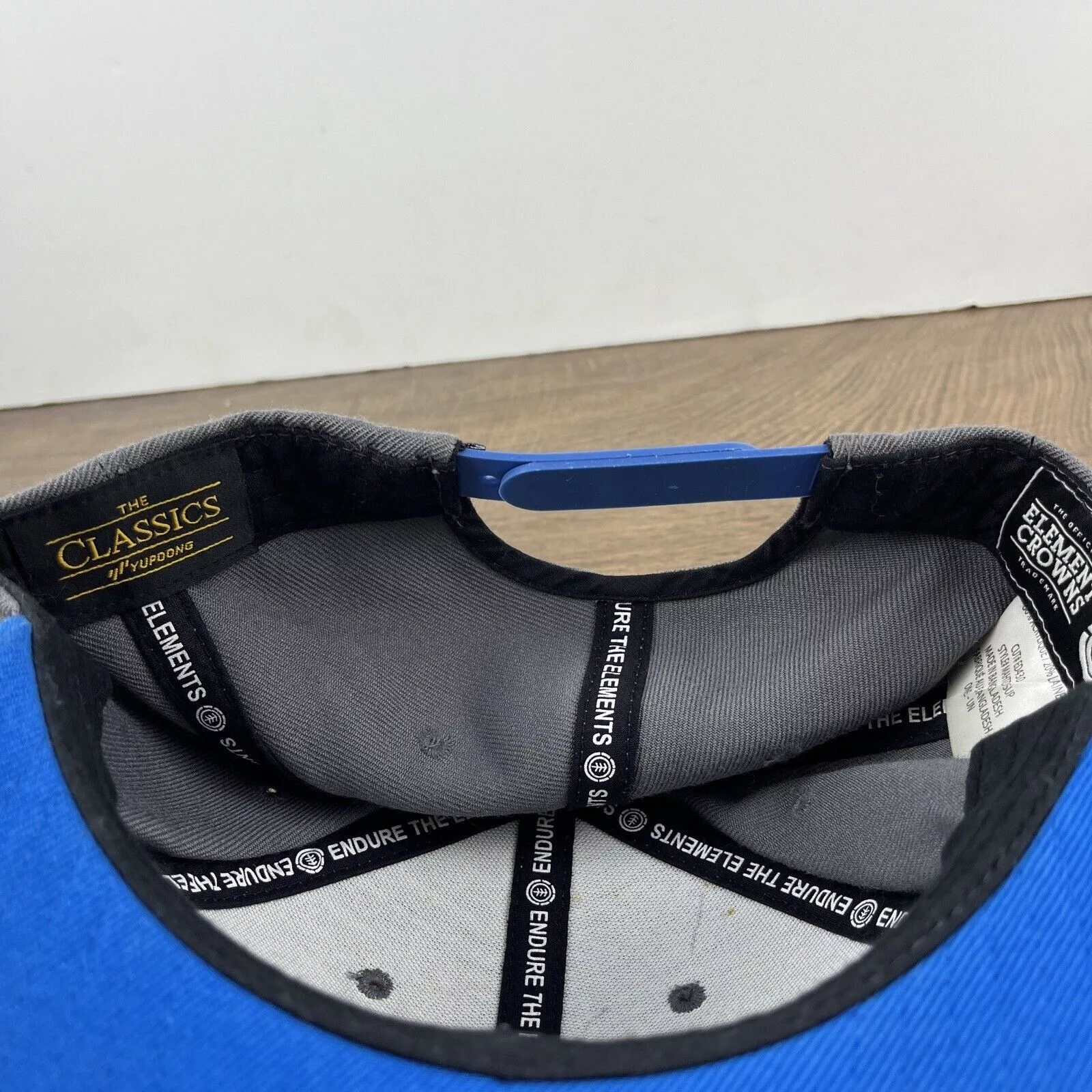 Other Hats Other Element Field Tested Hat Element Gray Snapback Hat Adjustabl
