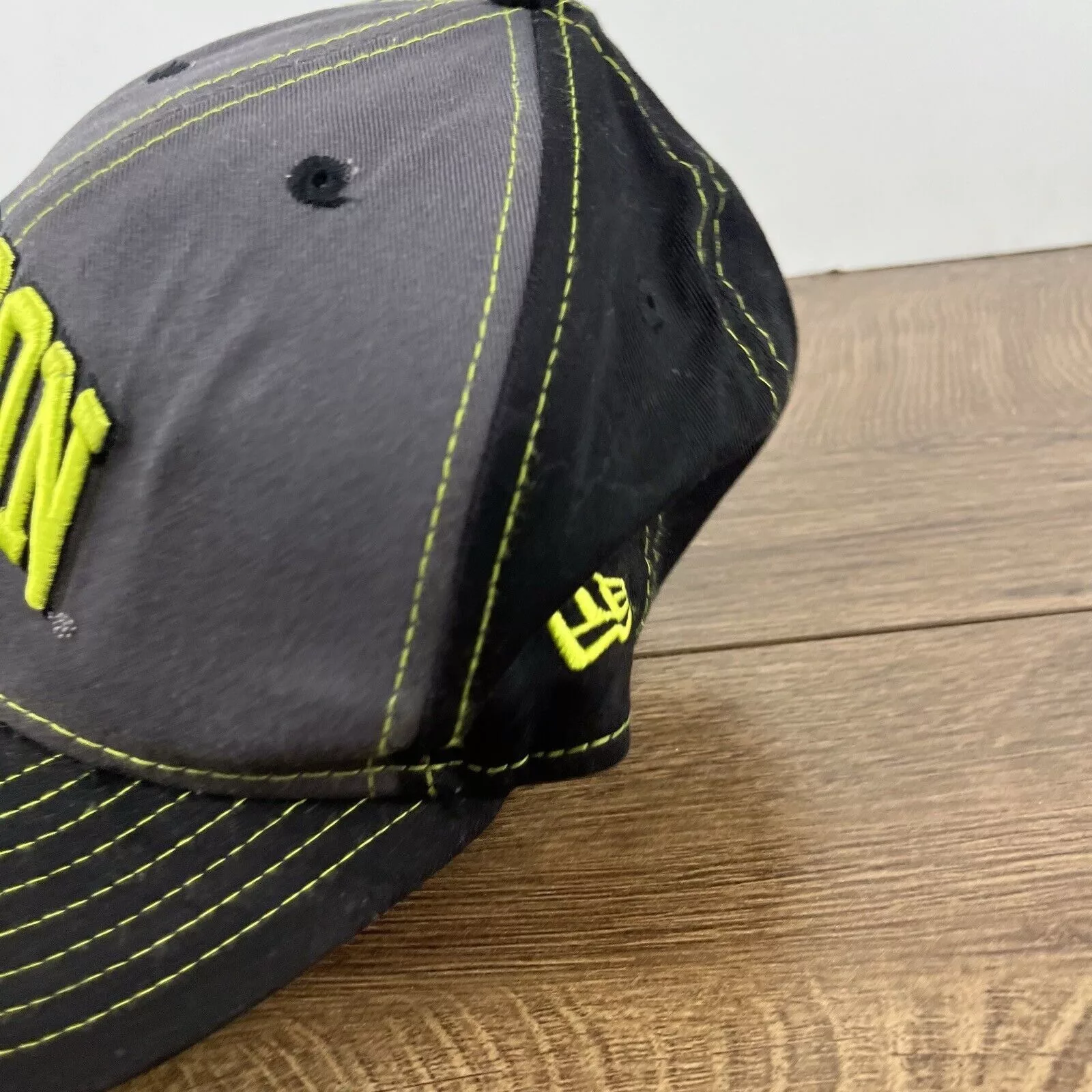 New Era Hats Oregon Ducks Gray Hat New Era 9FIFTY Snapback Hat Adjustable