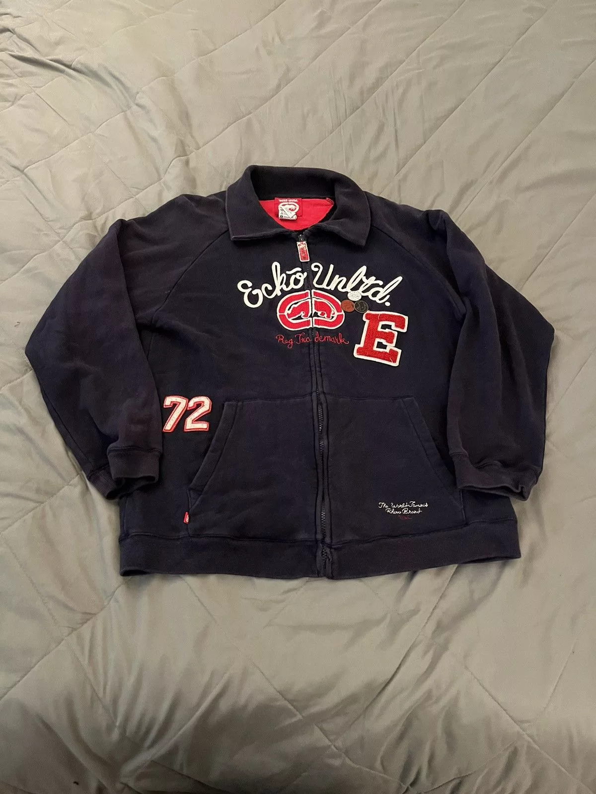 Ecko Unltd. Sweatshirts Hoodies Ecko Unltd. × Vintage Y2K Ecko Unltd spell out sweatshirt Blue