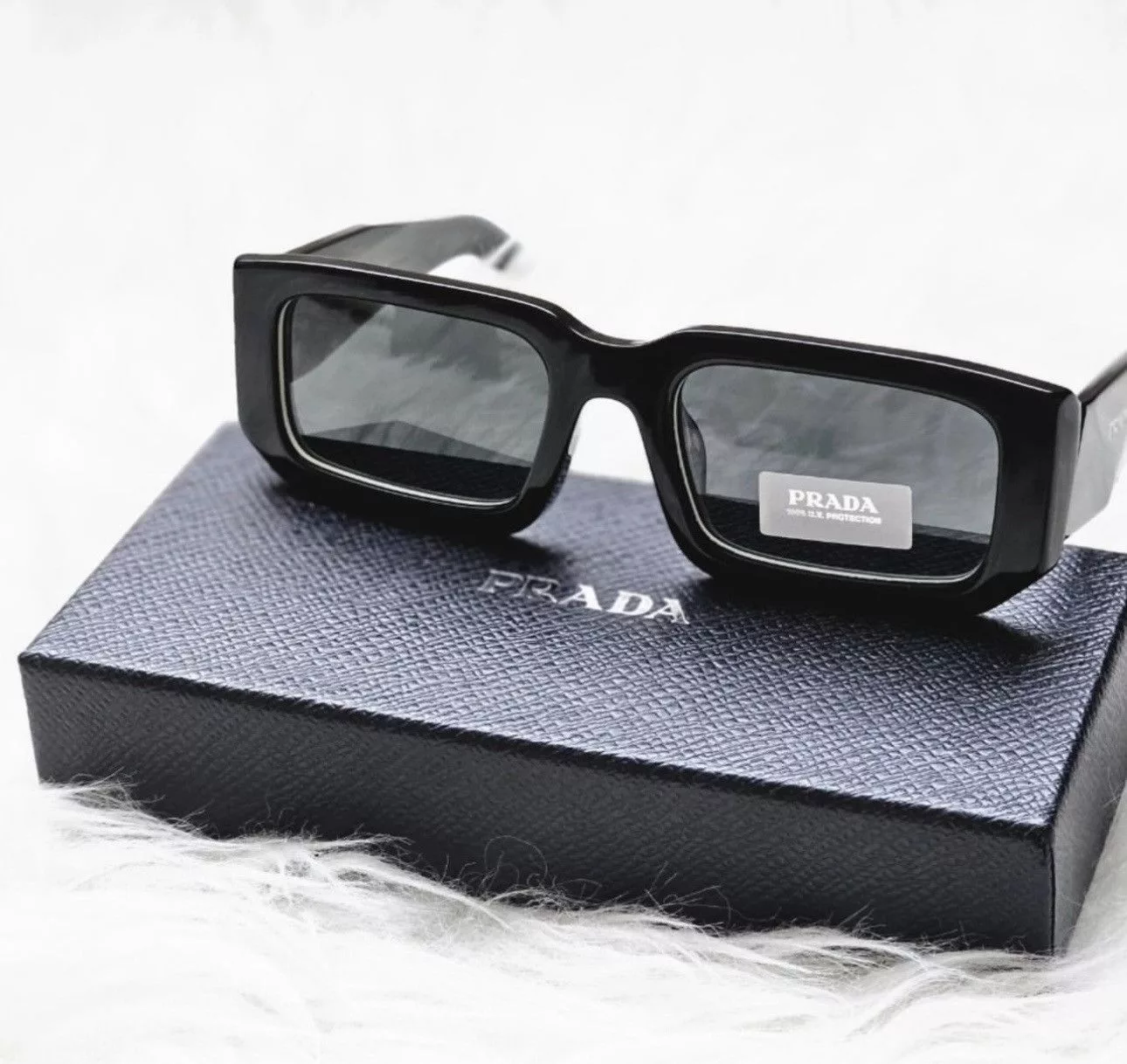Prada Sunglasses Prada Symbole sunglasses SPR 06YS 09Q5S0 53. New Collection Black Streetwear