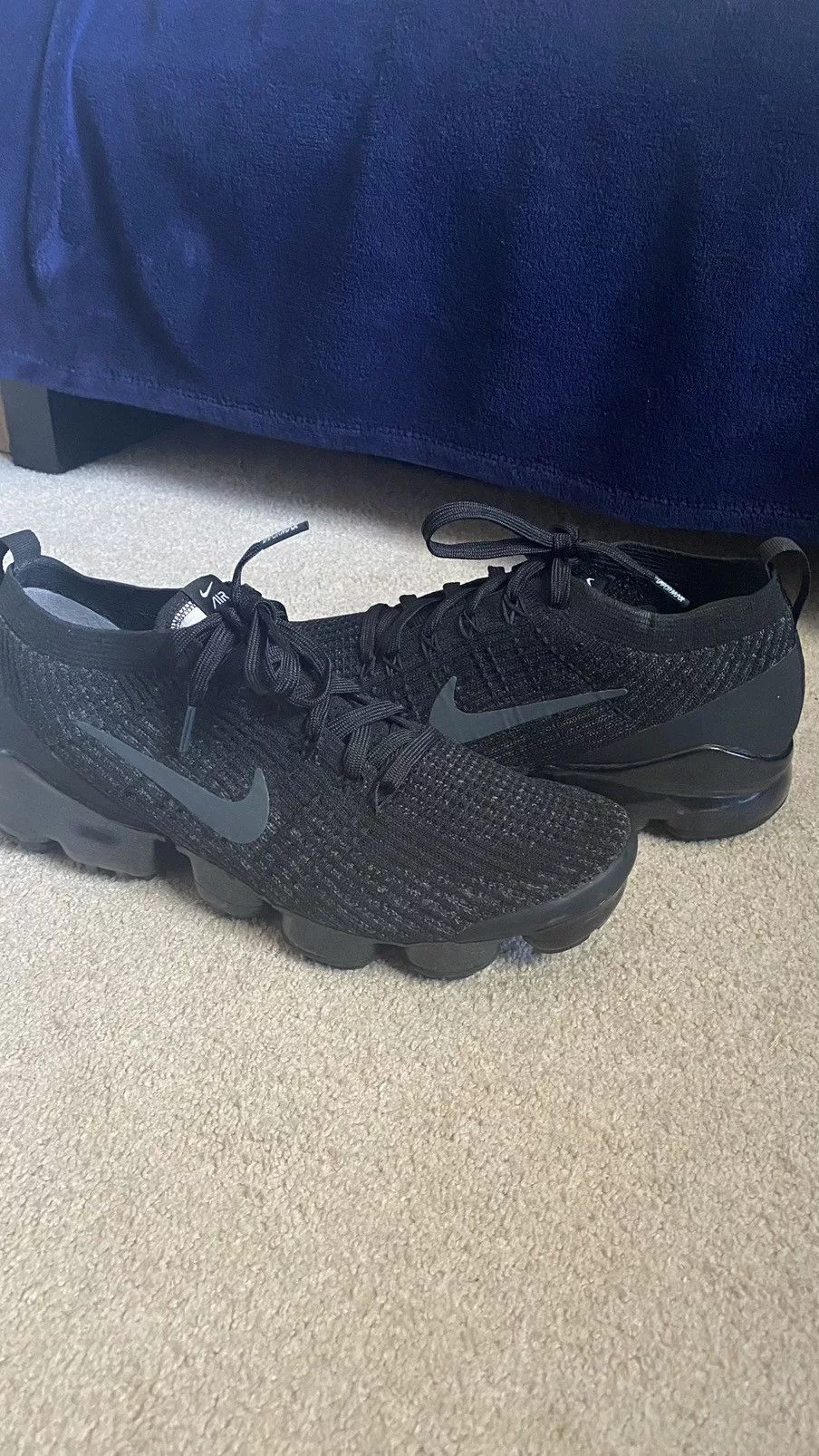 Nike Low Top Sneakers Nike Vapormax Flyknits 3 Triple Black