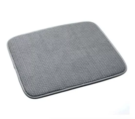 Grey Dish Drying Mat 16x18