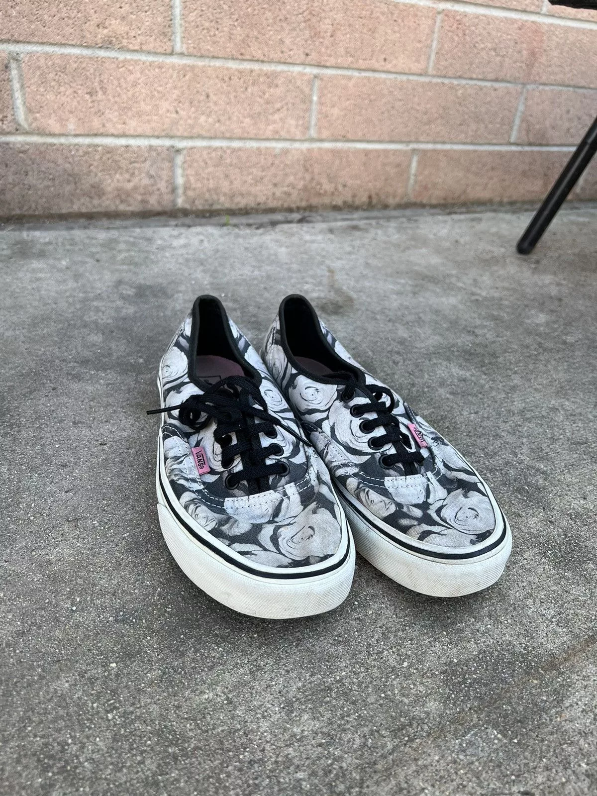 Vans Low Top Sneakers White rose vans