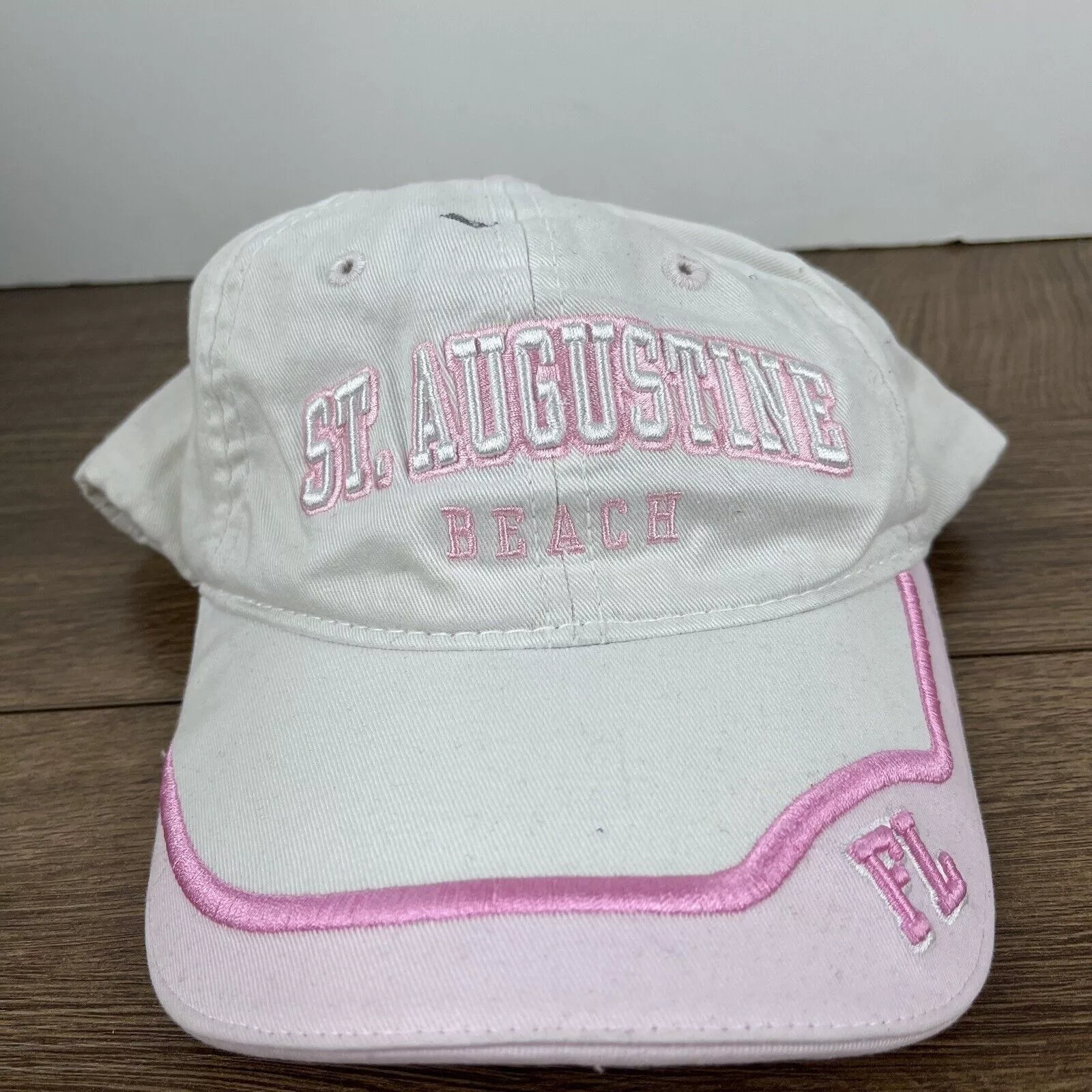 Other Hats Other St. Augustine Florida Hat St Augustine White Hat Adjustable