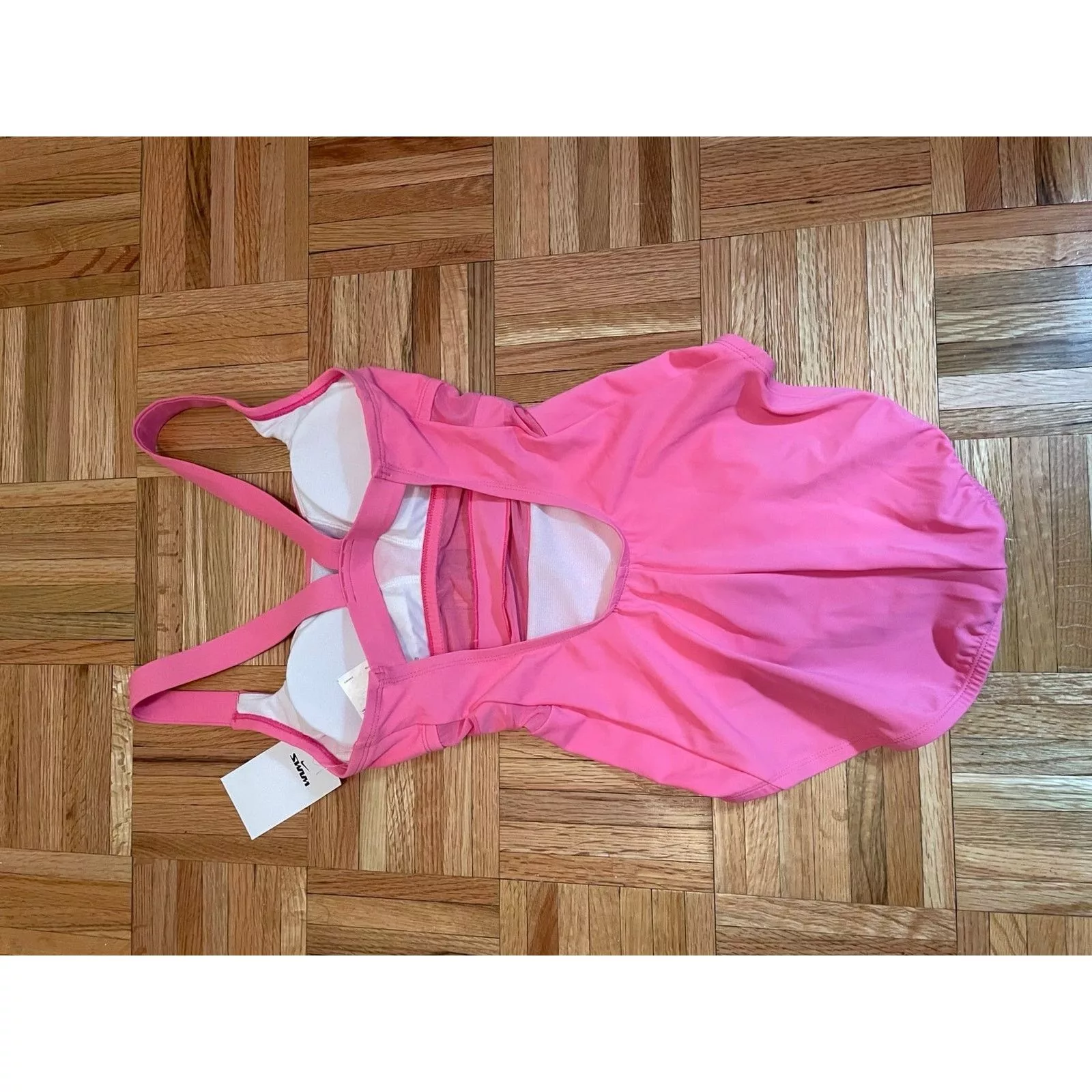 Nike Miscellaneous Nike Bathing Suit- One Piece with Mesh Panels - Size Small Pink