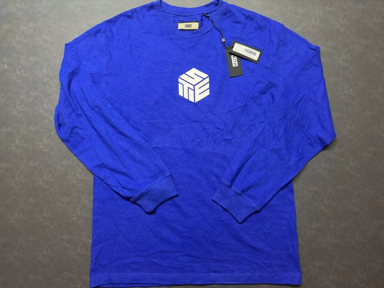 Kith Long Sleeve T Shirts Kith New Rare Race 3d Longsleeve Set Tee Large Supreme Mens Blue