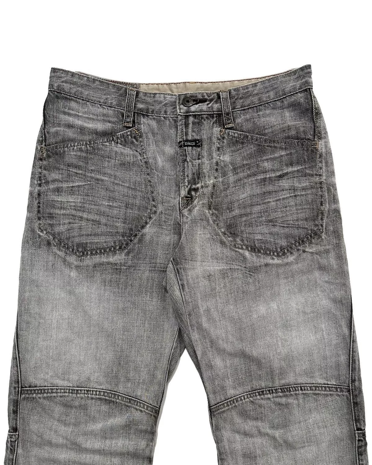 Marithe + Francois Girbaud Denim Marithe + Francois Girbaud × Vintage Marithe Francois Girbaud Biker Denim Jeans Gray