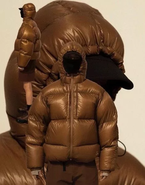 ROA Heavy Coats ROA Hiking Down Puffer Jacket Brown
