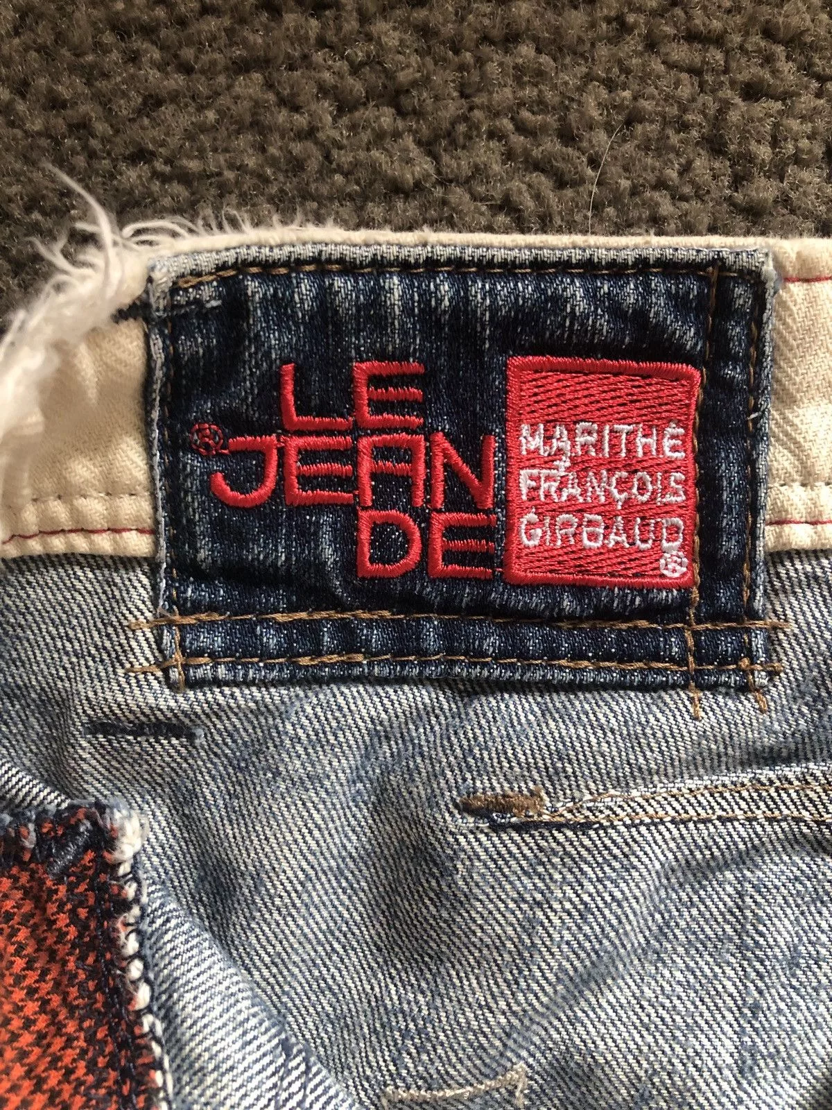 Marithe + Francois Girbaud Denim Marithe + Francois Girbaud Marithe Francois Girbaud scratch jeans Blue