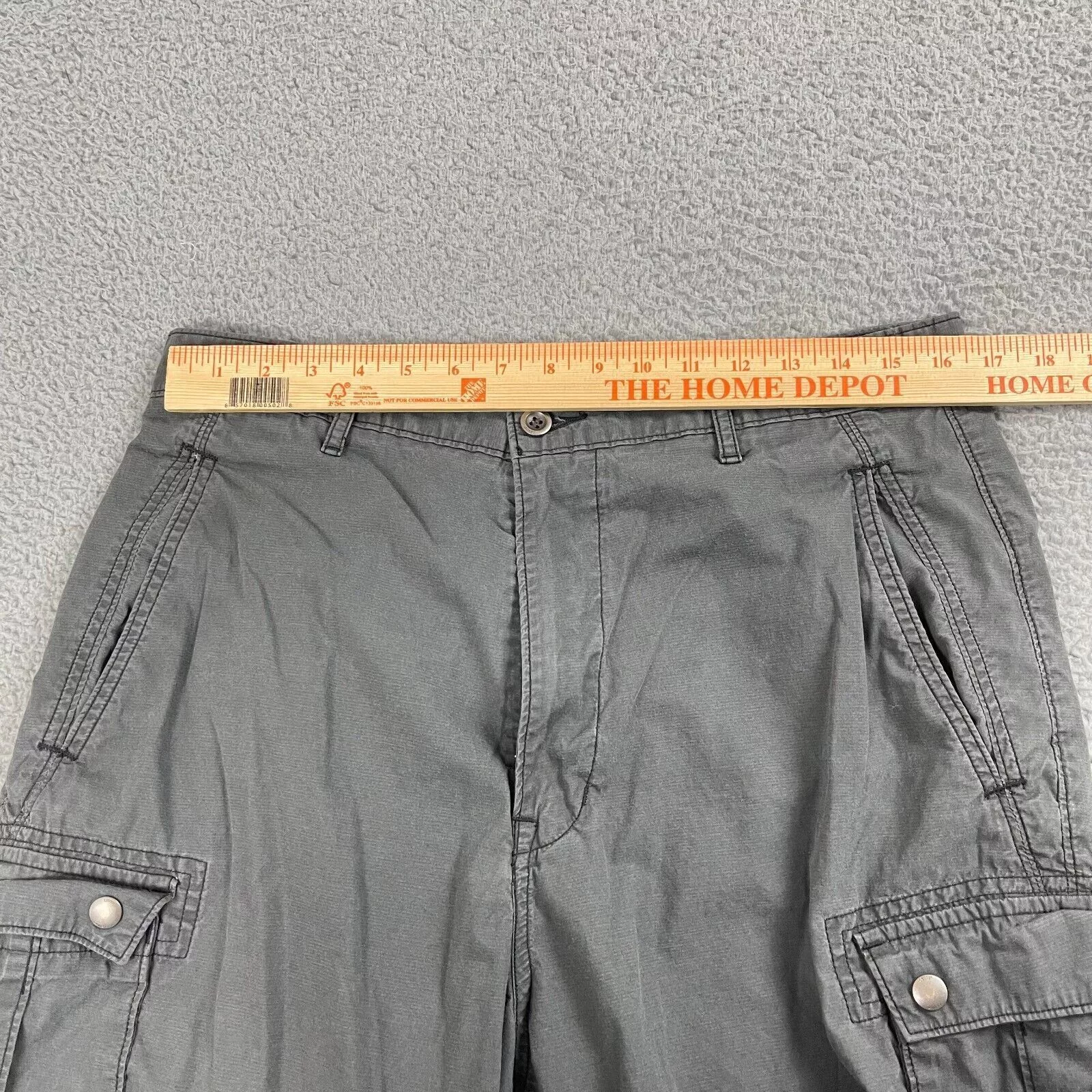 Levi's Shorts Levi's Levis Cargo Shorts Flat Front 100% Cotton Stretch Pull On Gray