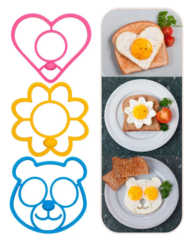 Happy Egg Shapes - Silicone Molds - S/3