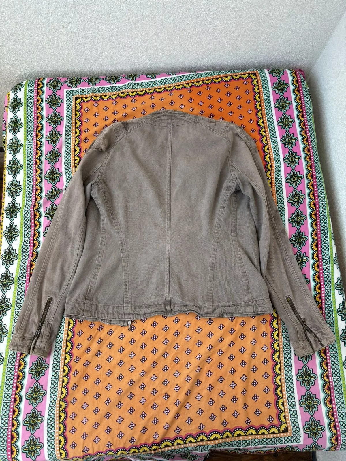 Julius Denim Jackets Julius Juluis 7 Denim Jacket Beige