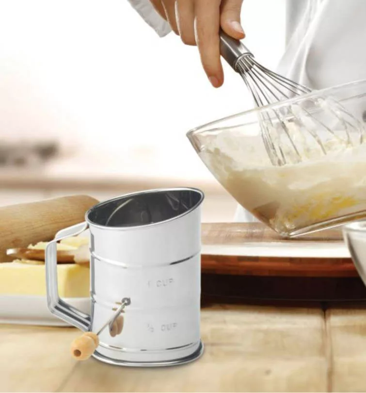 Hand Crank Sifter - 1 Cup