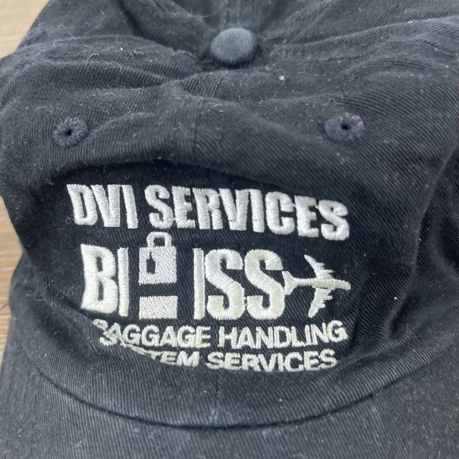 Other Hats Other DVI Services Hat BI ISS Black Hat Adjustable Baggage Handlin