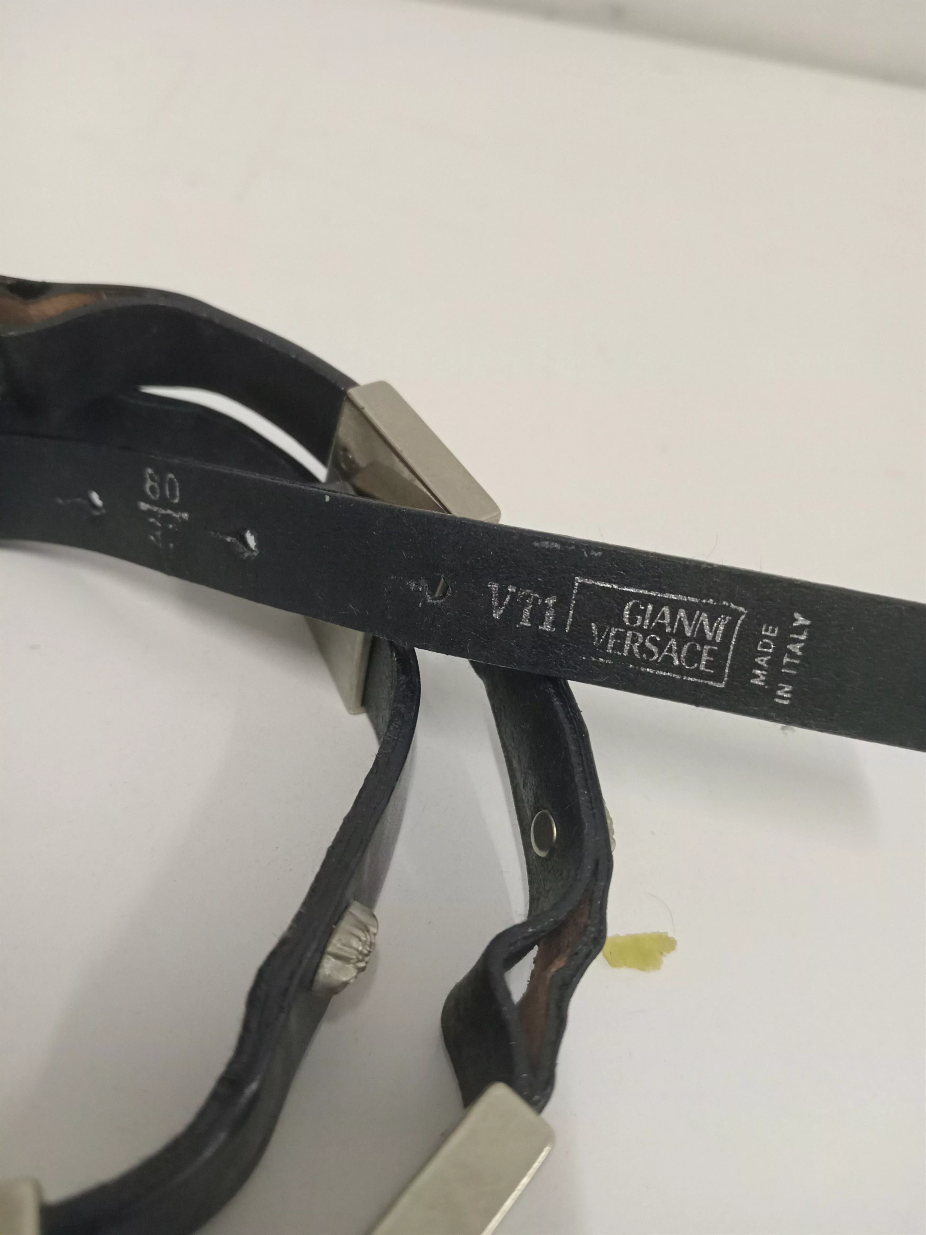 Versace Belts Vintage Gianni Versace Belt Black