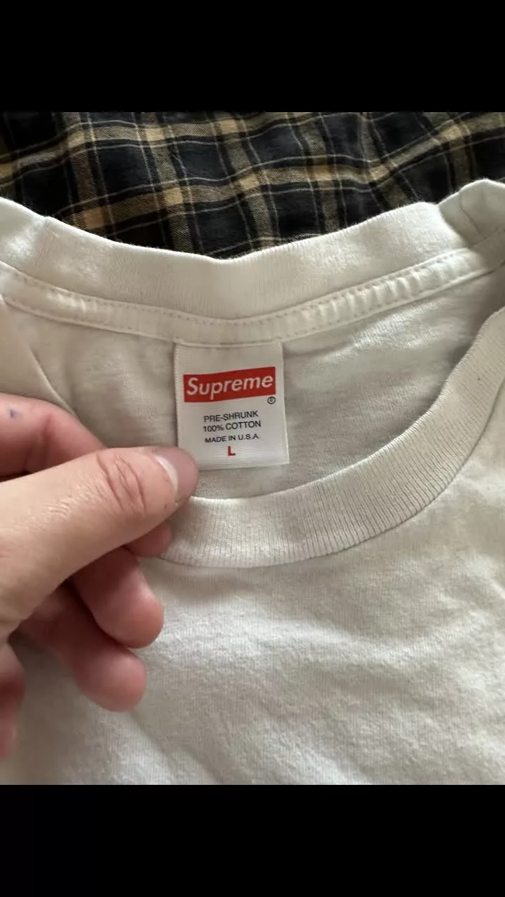 Supreme Short Sleeve T Shirts Supreme Crash Tee White