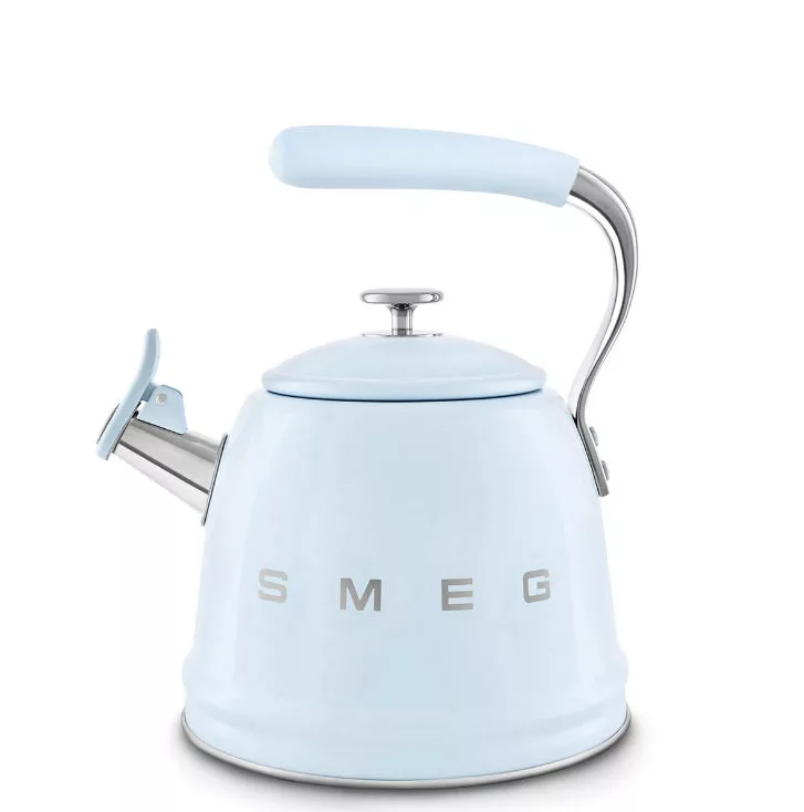 SMEG Whistling Kettle Pastel Blue