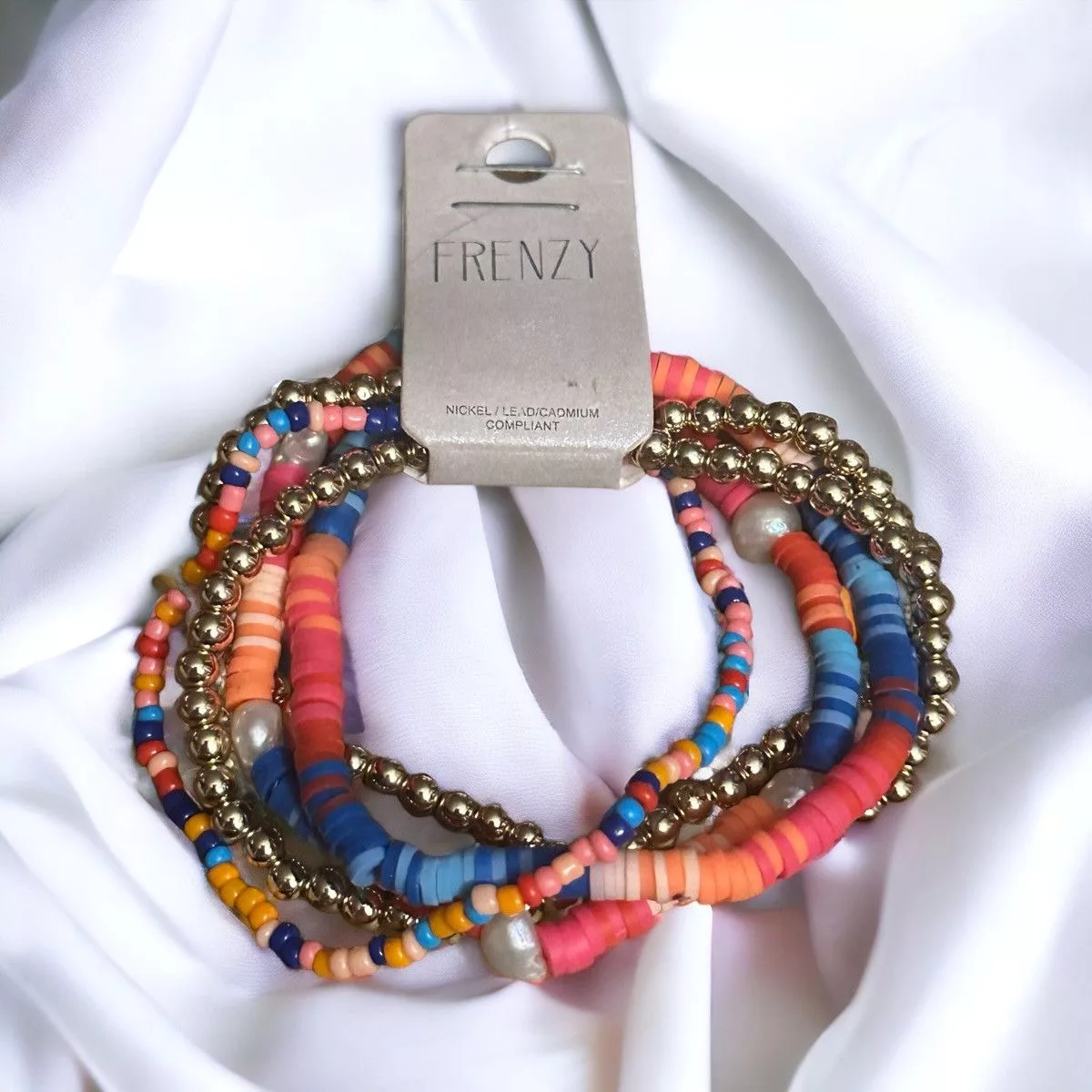 Other Bracelets Other Frenzy multicolor bead bracelets