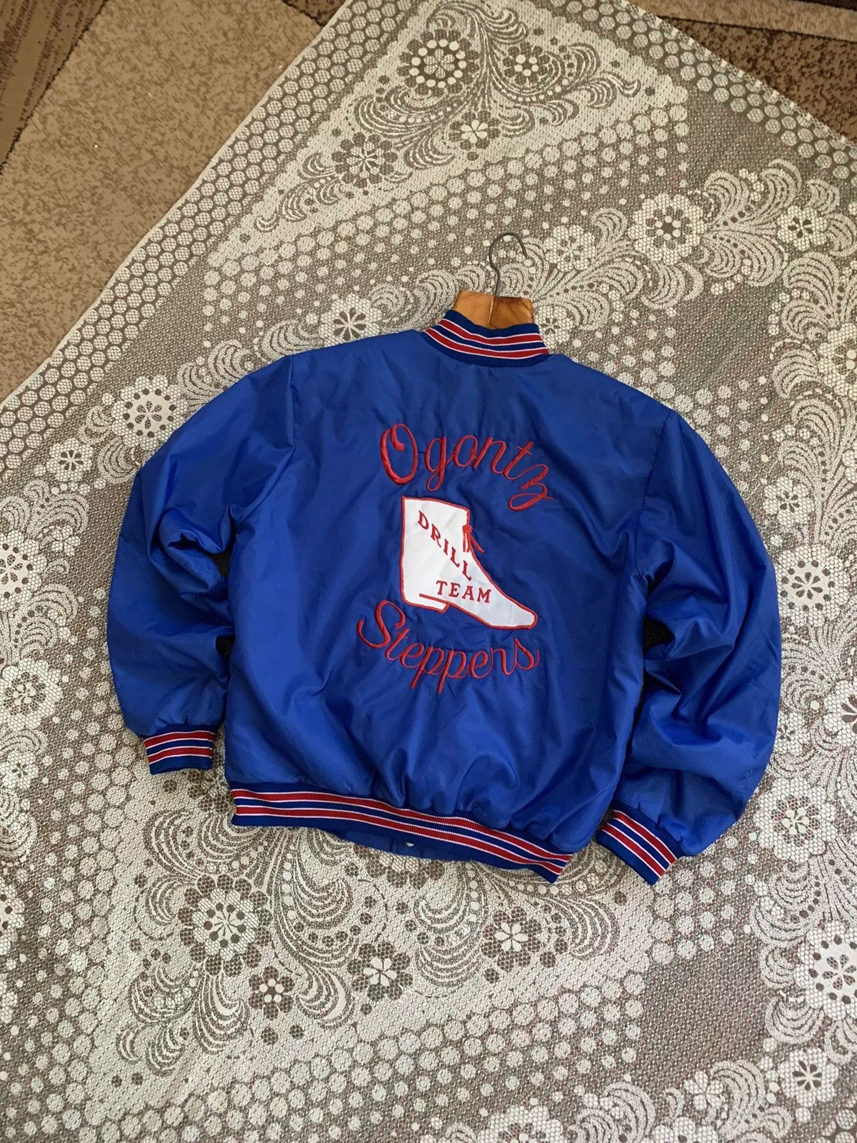 Rennoc Bombers Rennoc vintage university bomber Blue