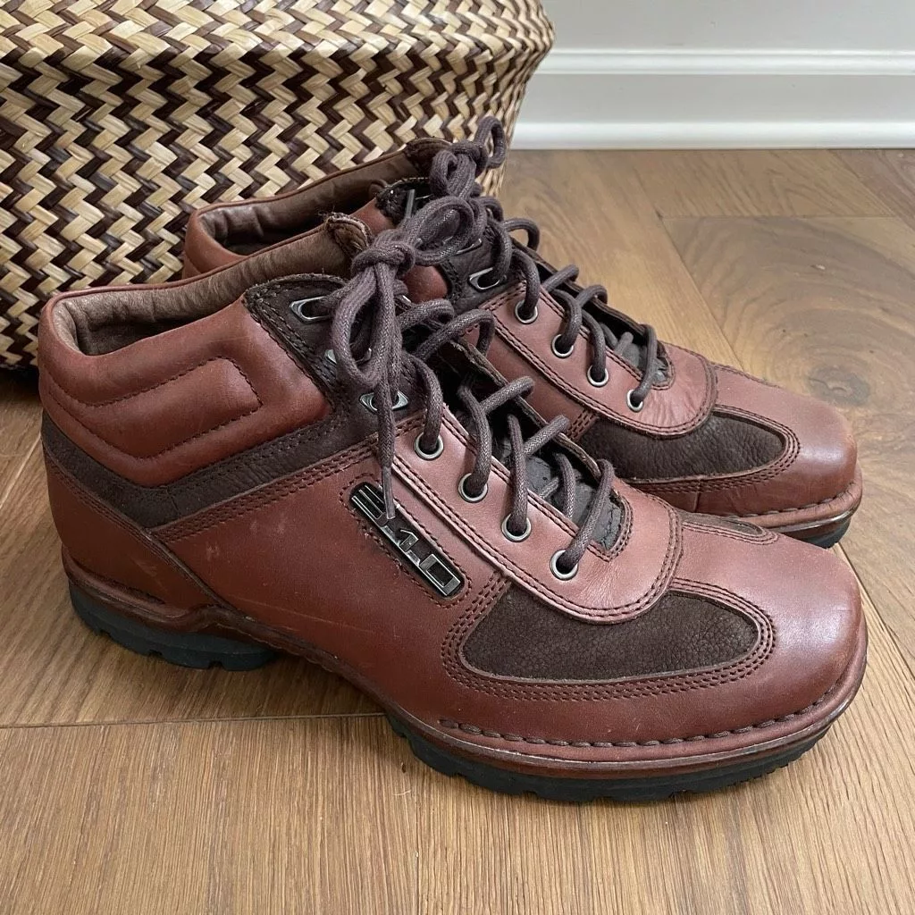 Other Boots Other 310 Motoring Wraith Chocolate Brown Leather Ankle Boots Lace