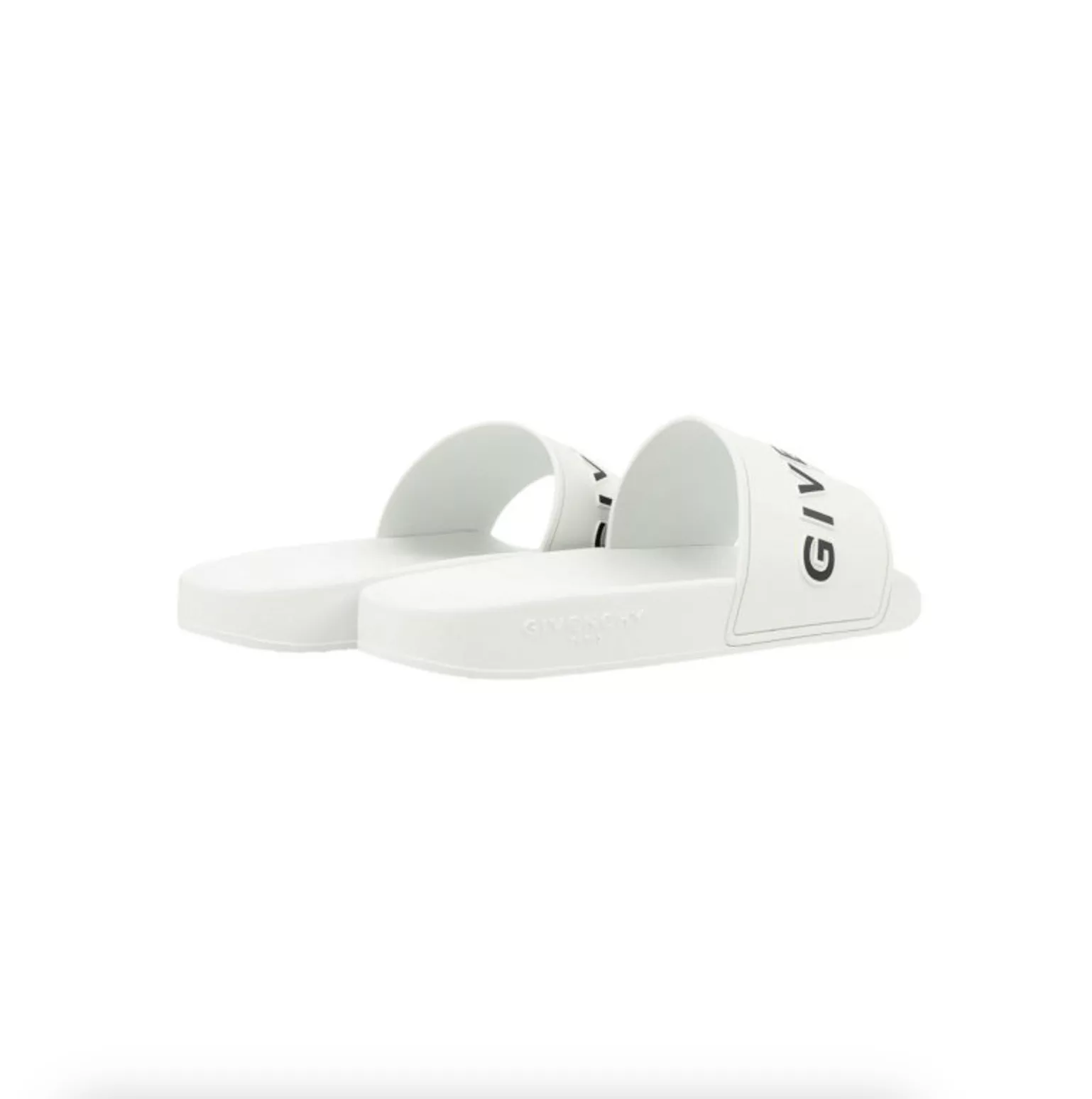 Givenchy Sandals New GIVENCHY Logo Slides White