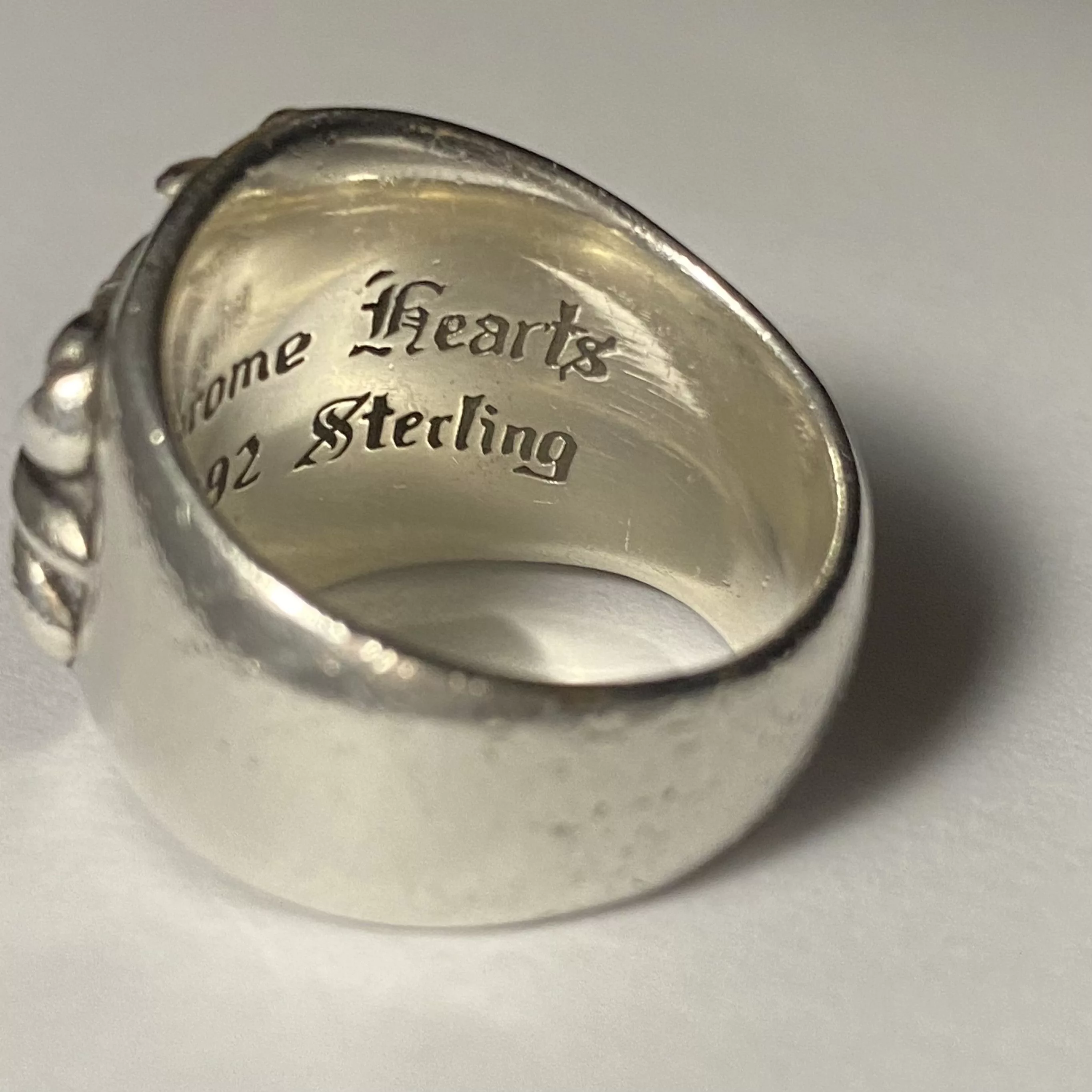 Chrome Hearts Jewelry Watches Chrome Hearts Keeper ring size 10 Silver