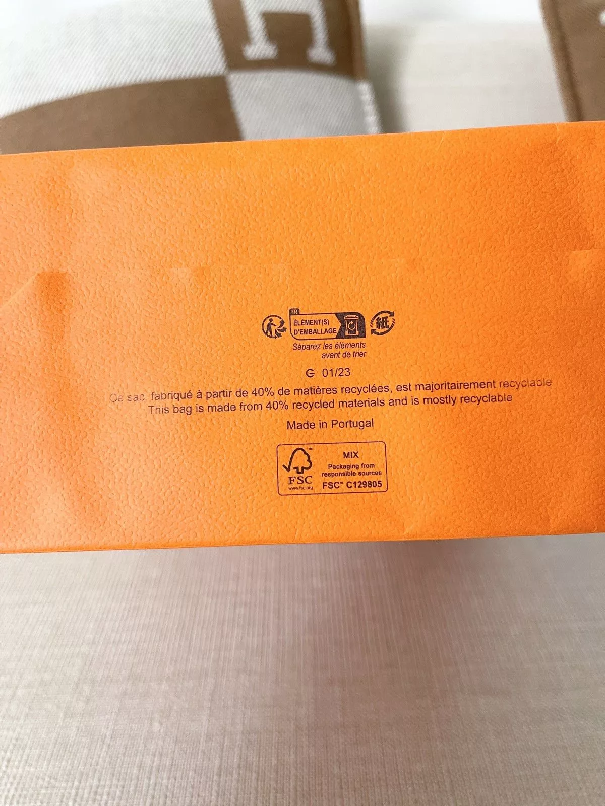 Hermes Bags Luggage Authentic Hermes Orange Medium Shopping Bag