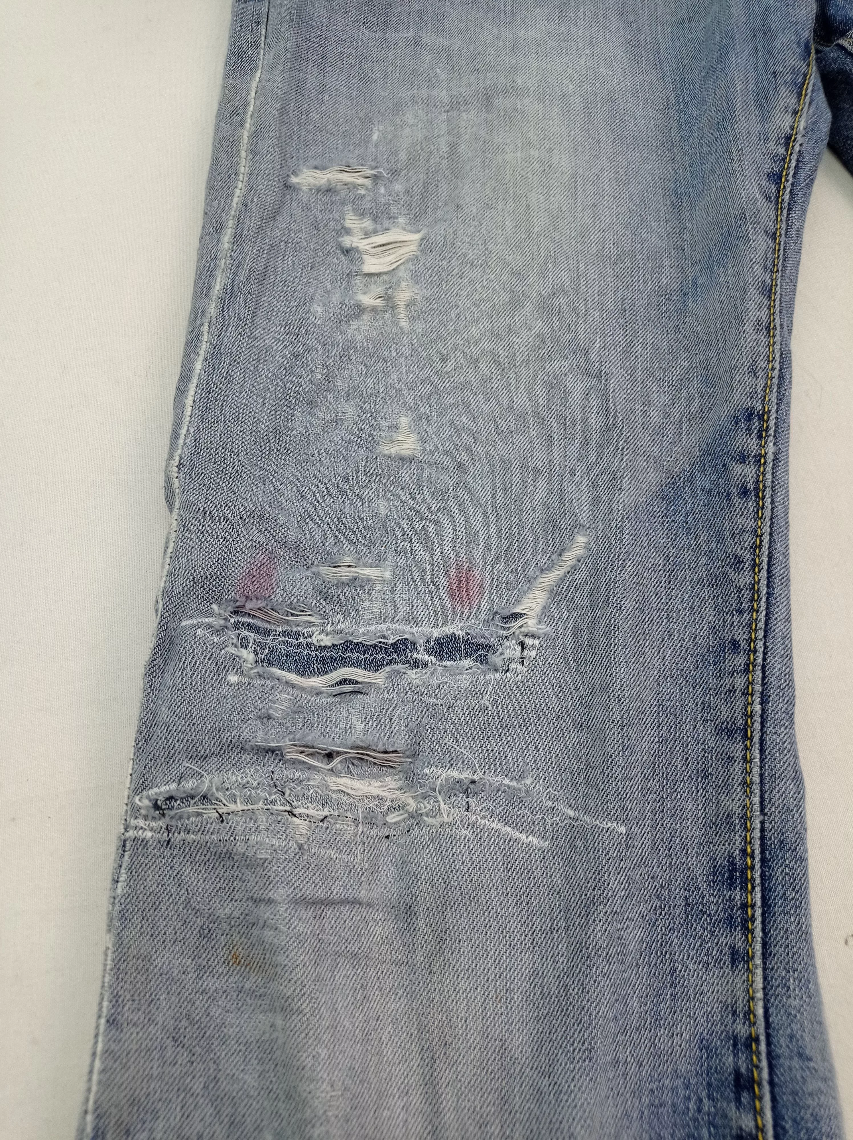 Gap Denim Gap Distressed Denim Pants Blue