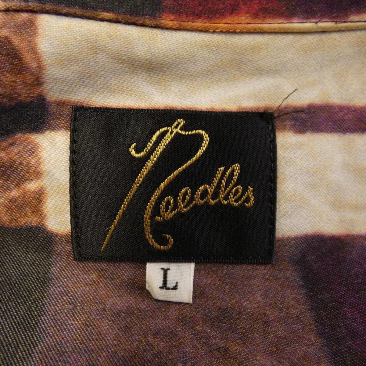 Needles Shirts Button Ups Needles Shirt Overall Pattern Long Sleeve Multicolor