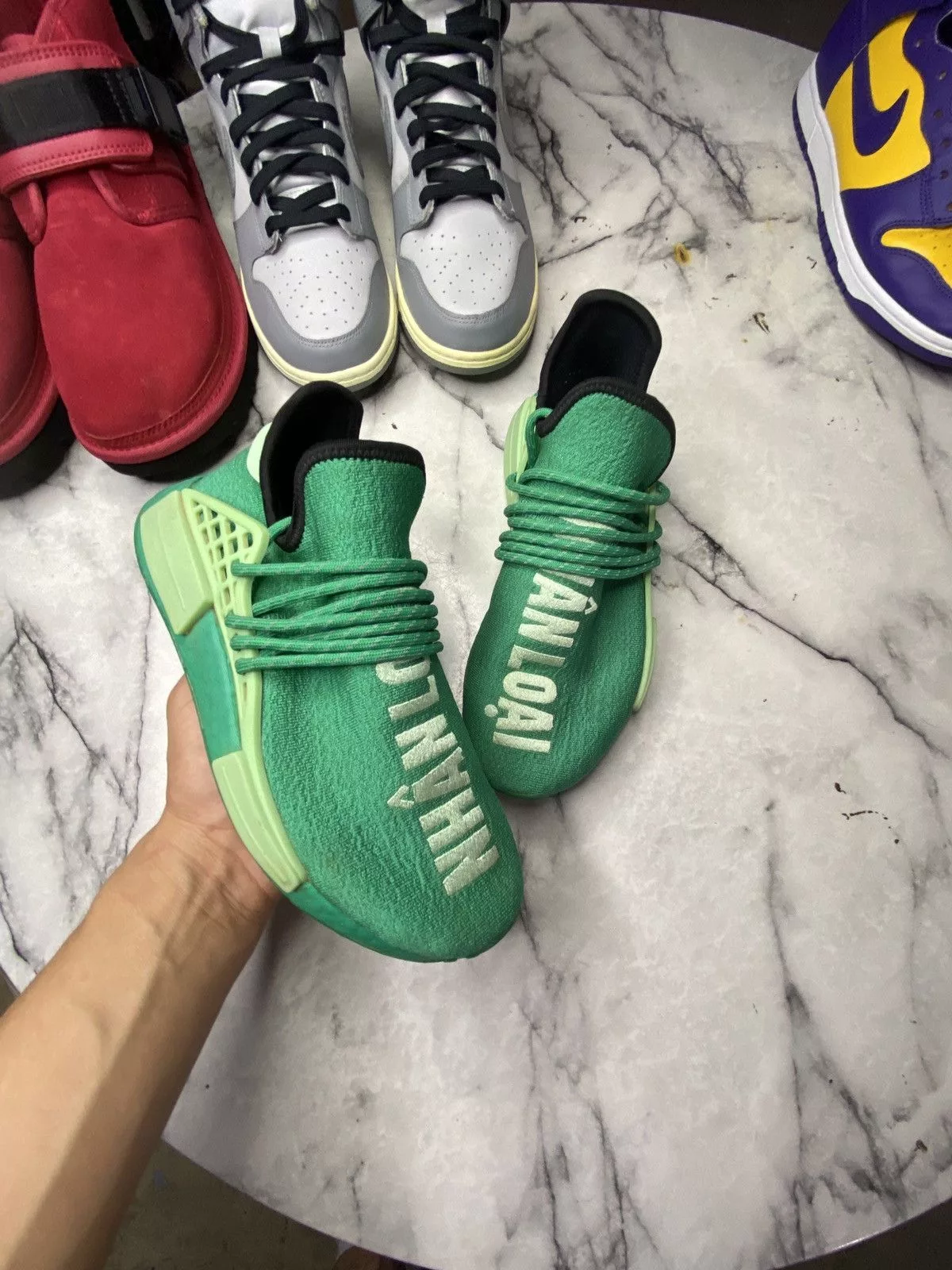 Adidas Low Top Sneakers Adidas Human race green