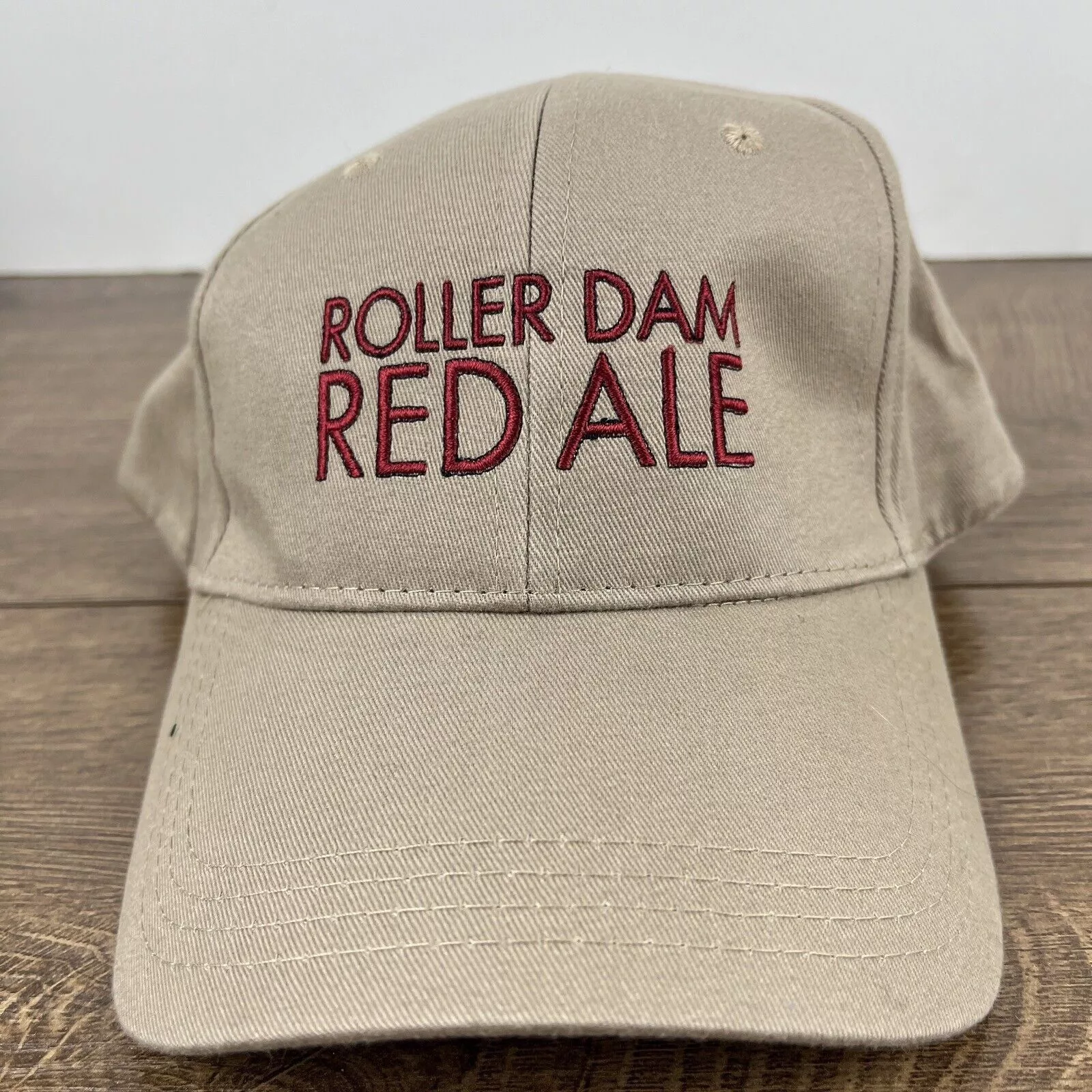 Other Hats Other Roller Dam Red Ale Hat Tan Brown Hat Adjustable Adult Roller